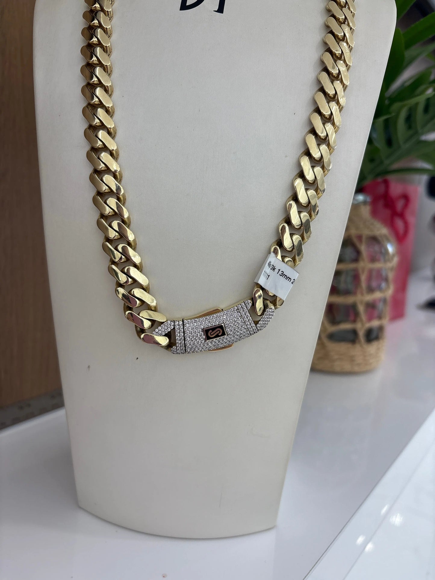10K 13.5MM Monaco Chain My Store