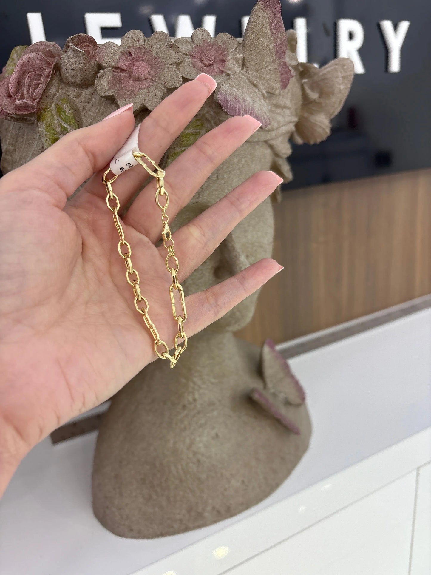 10K Paper Clip Bracelet My Store