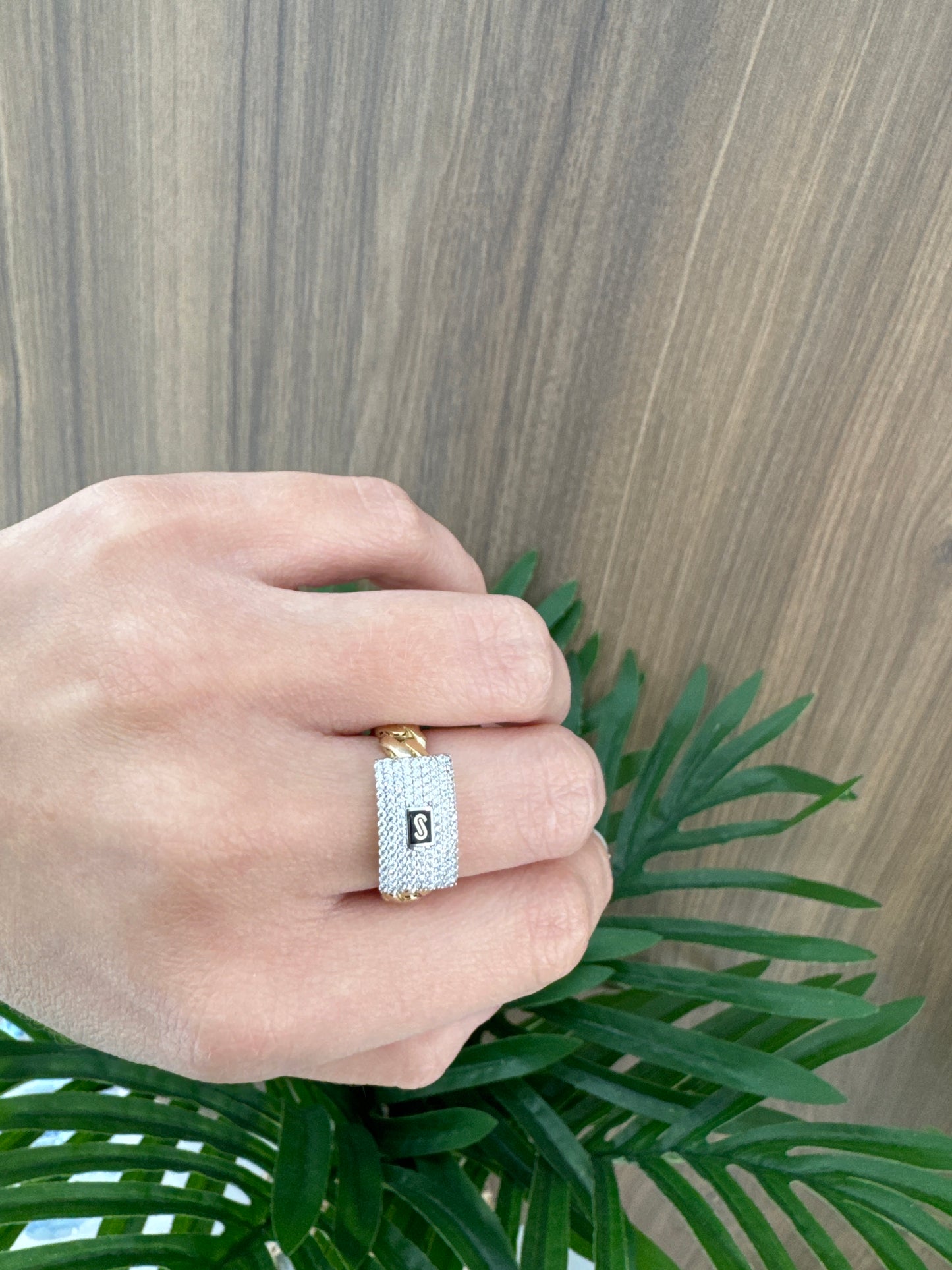 10K Monaco Ring