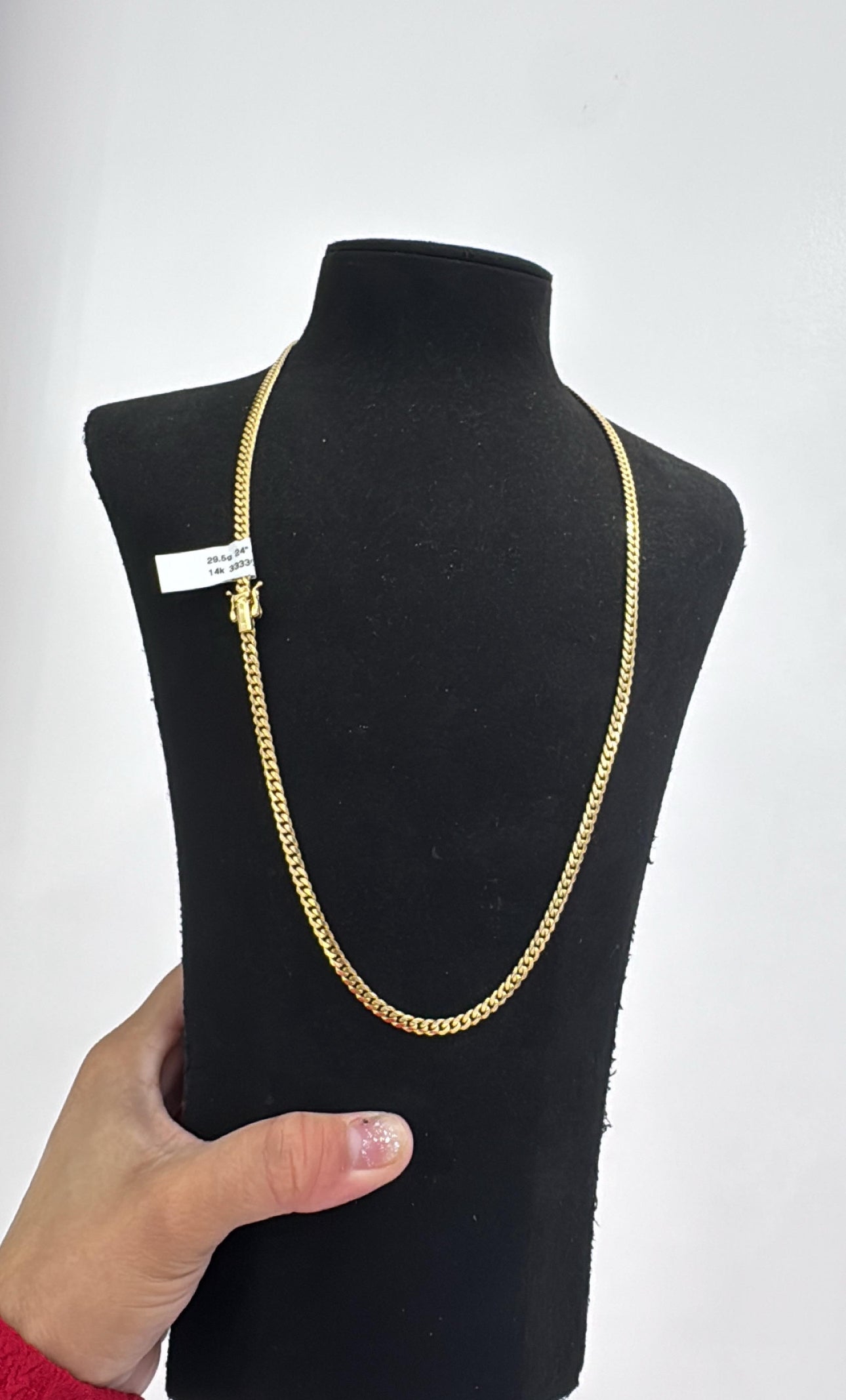 14K Promo 4MM Cuban link chain