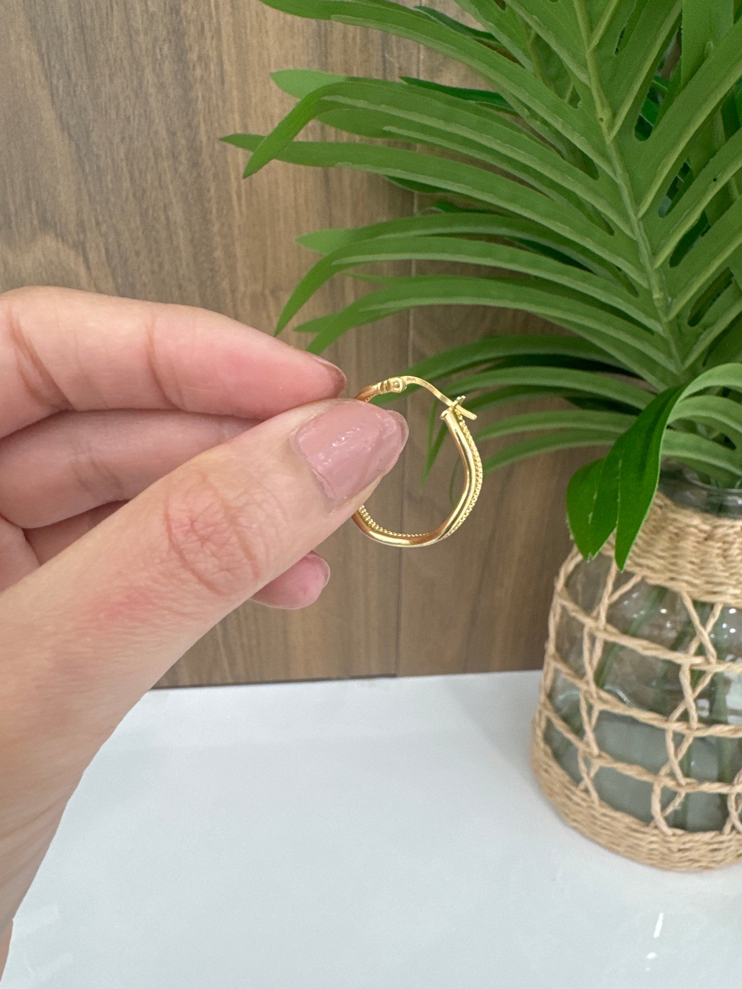 14K Small Hoops