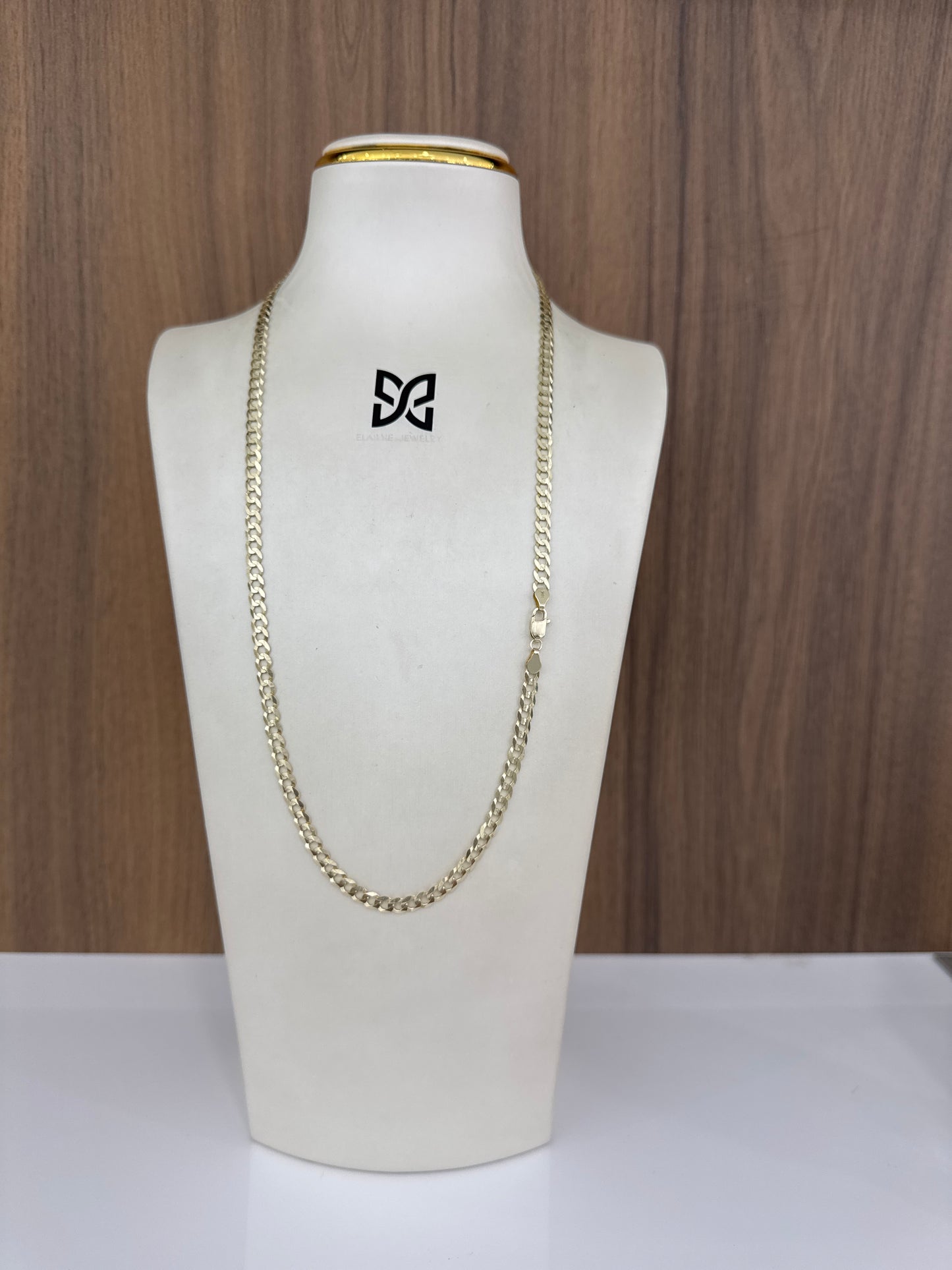 10K 5MM Curb Link Chain