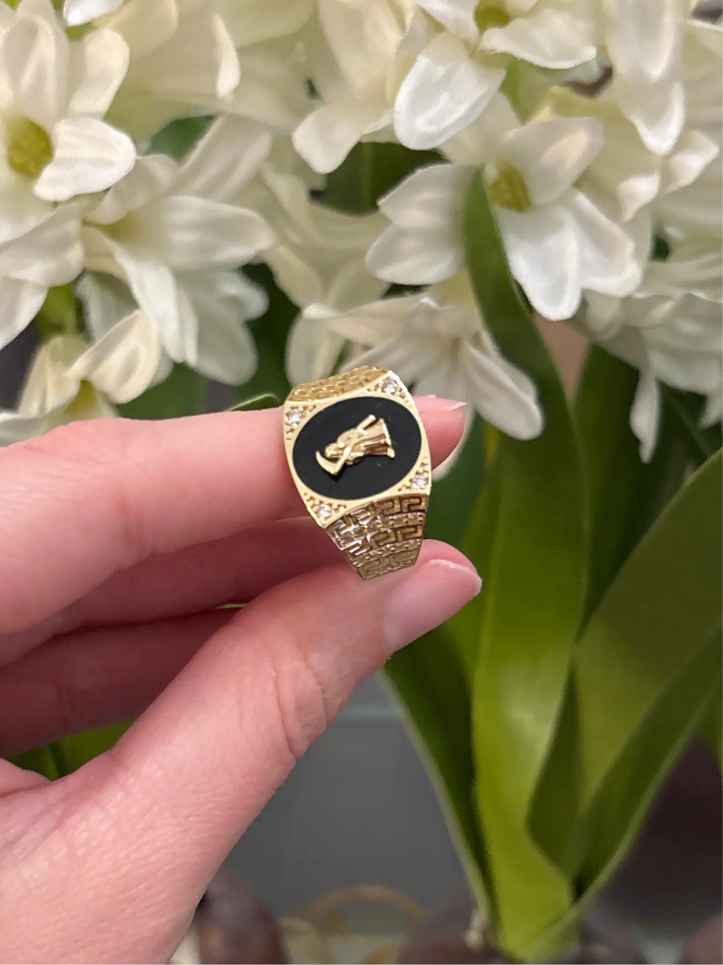 14K Santa Muerte Ring My Store