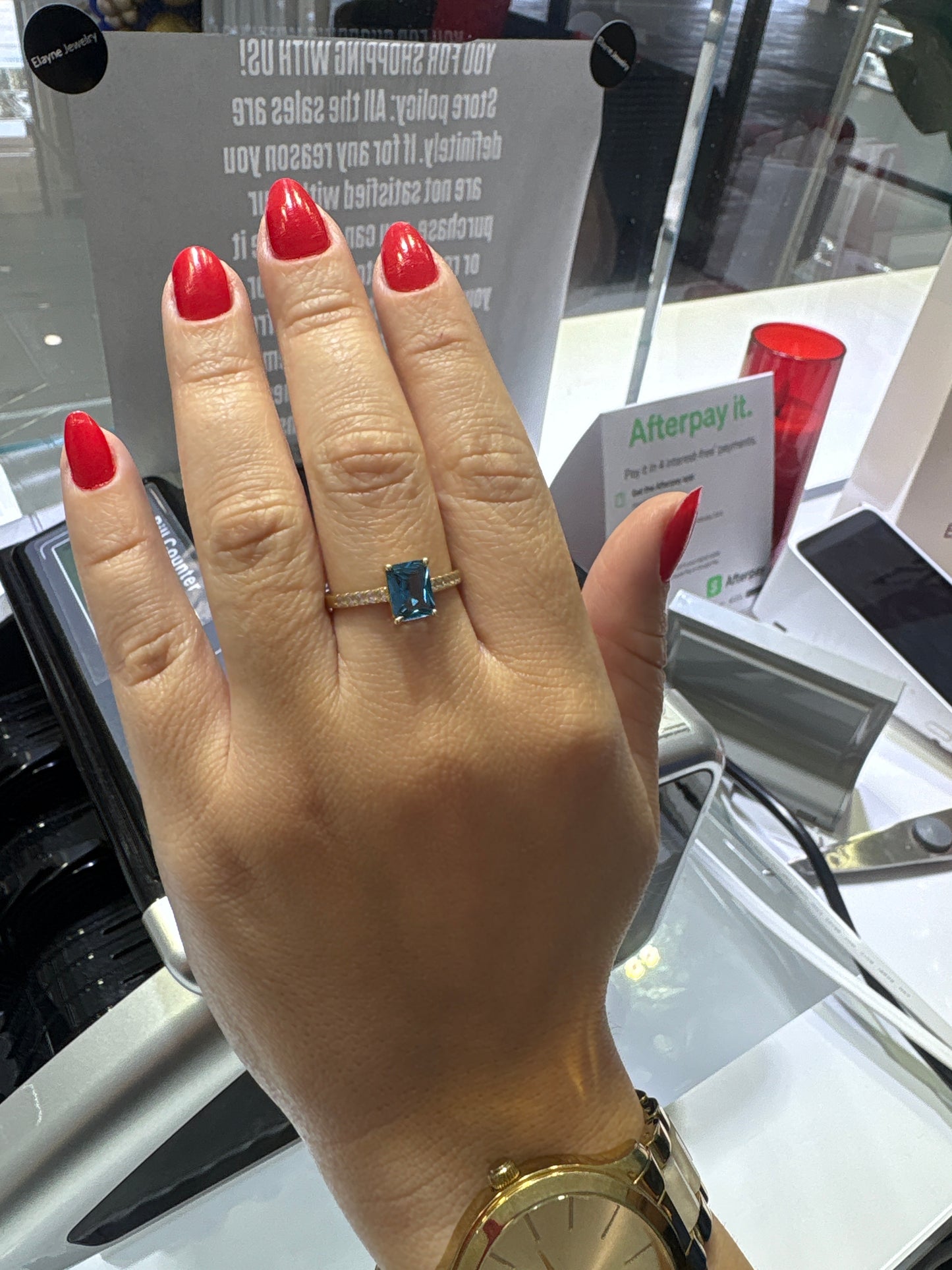 10K angel ring