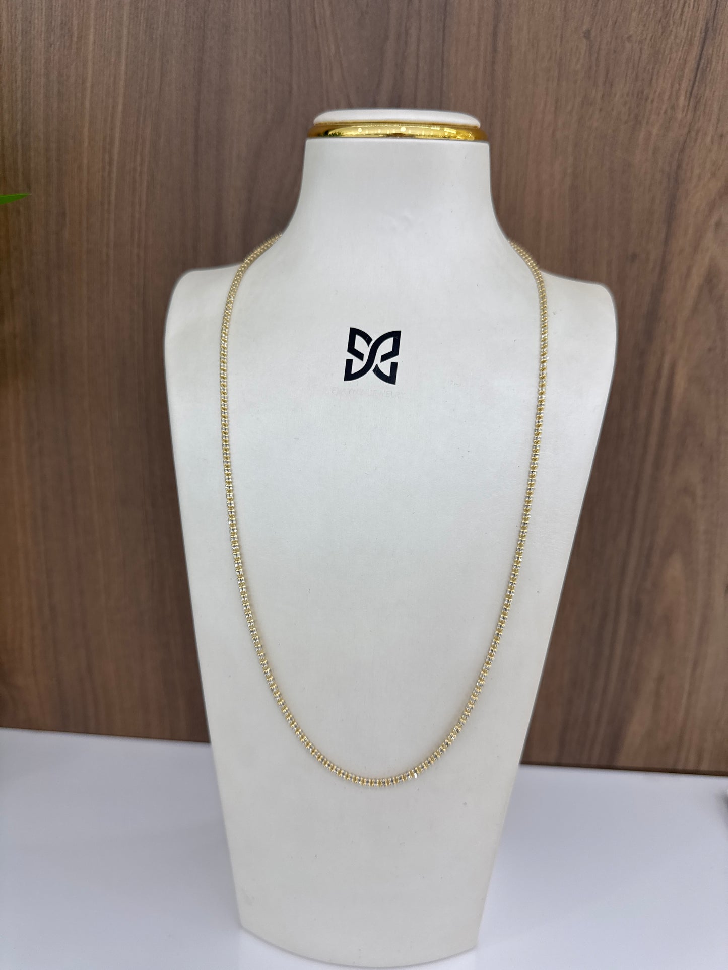 10K Ice Moon Necklace