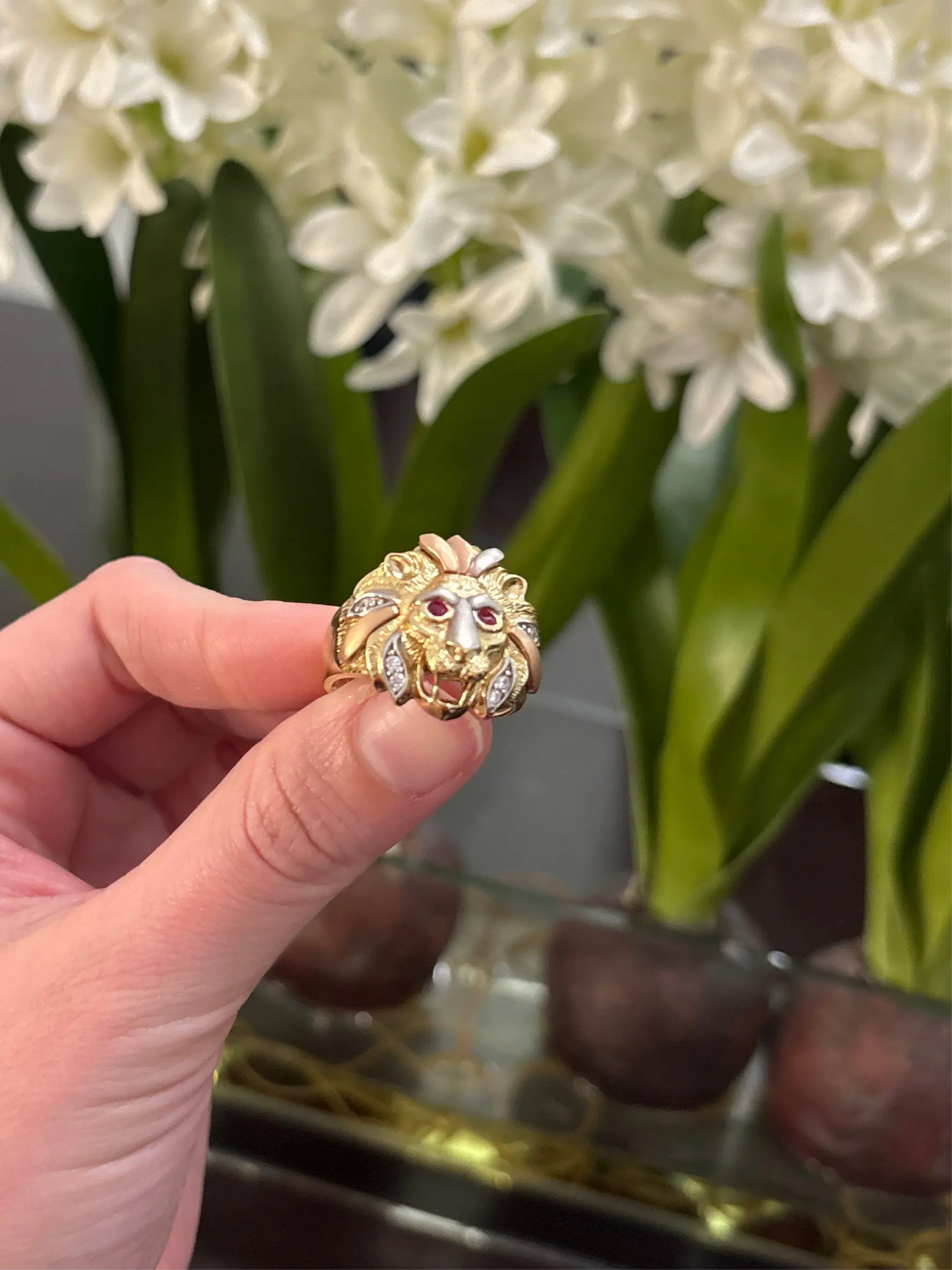 14K Lion Ring My Store