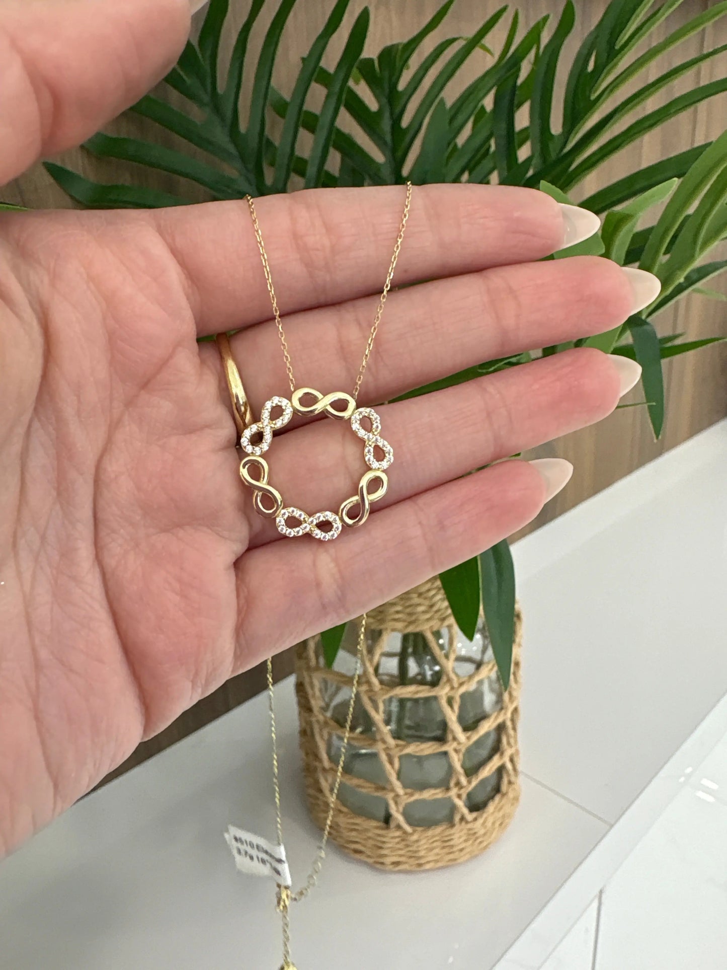 14K Infinity Necklace My Store