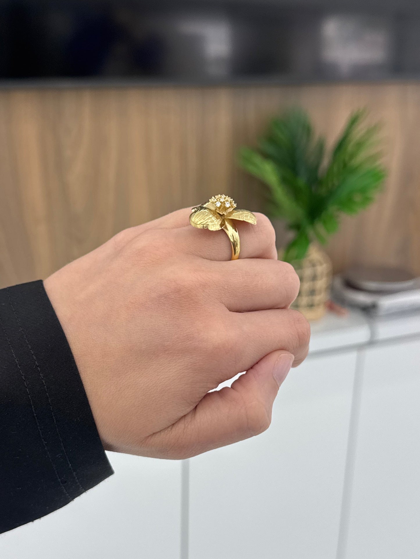 14K Flower Ring My Store