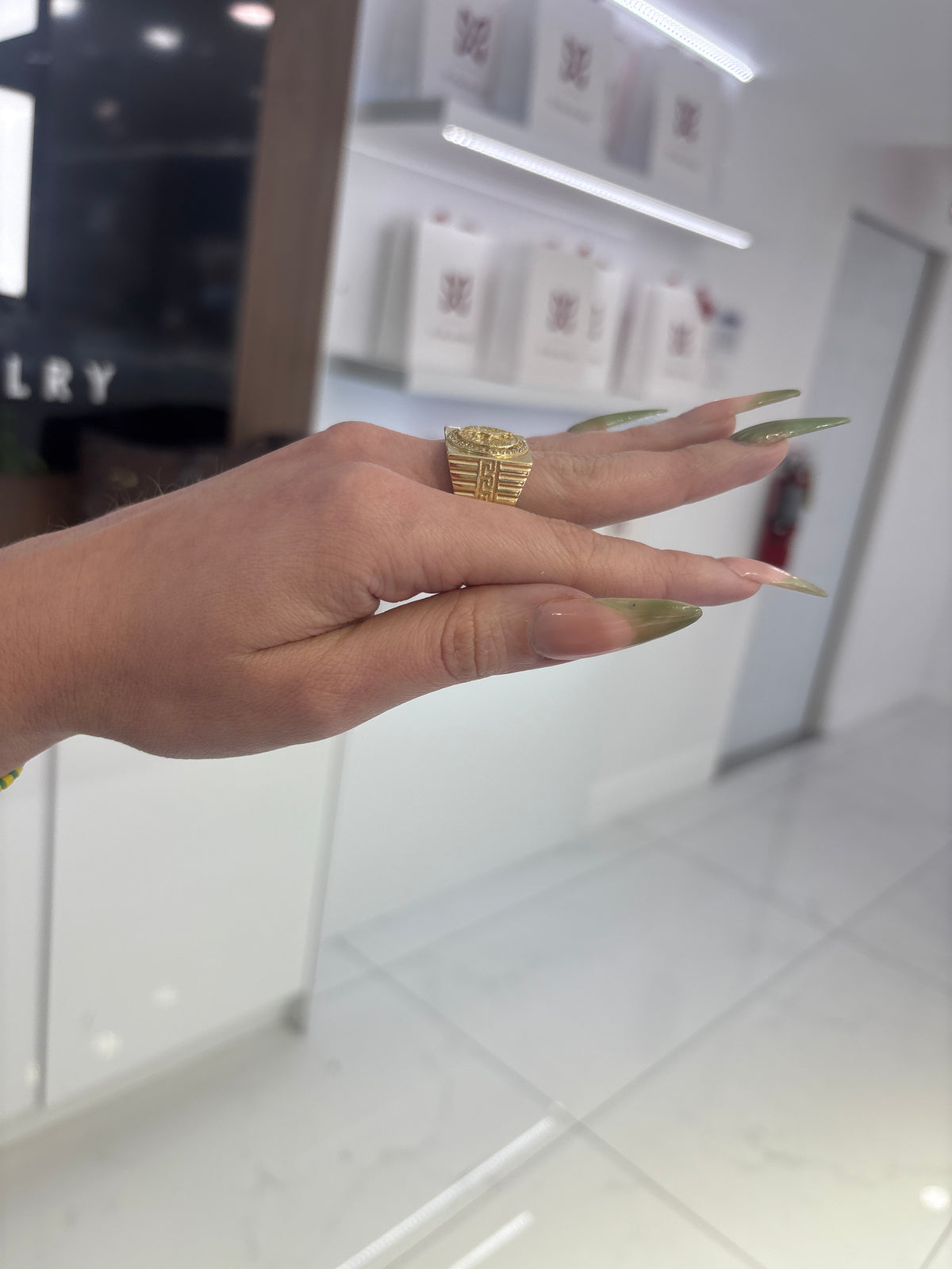 14K Centenario Ring