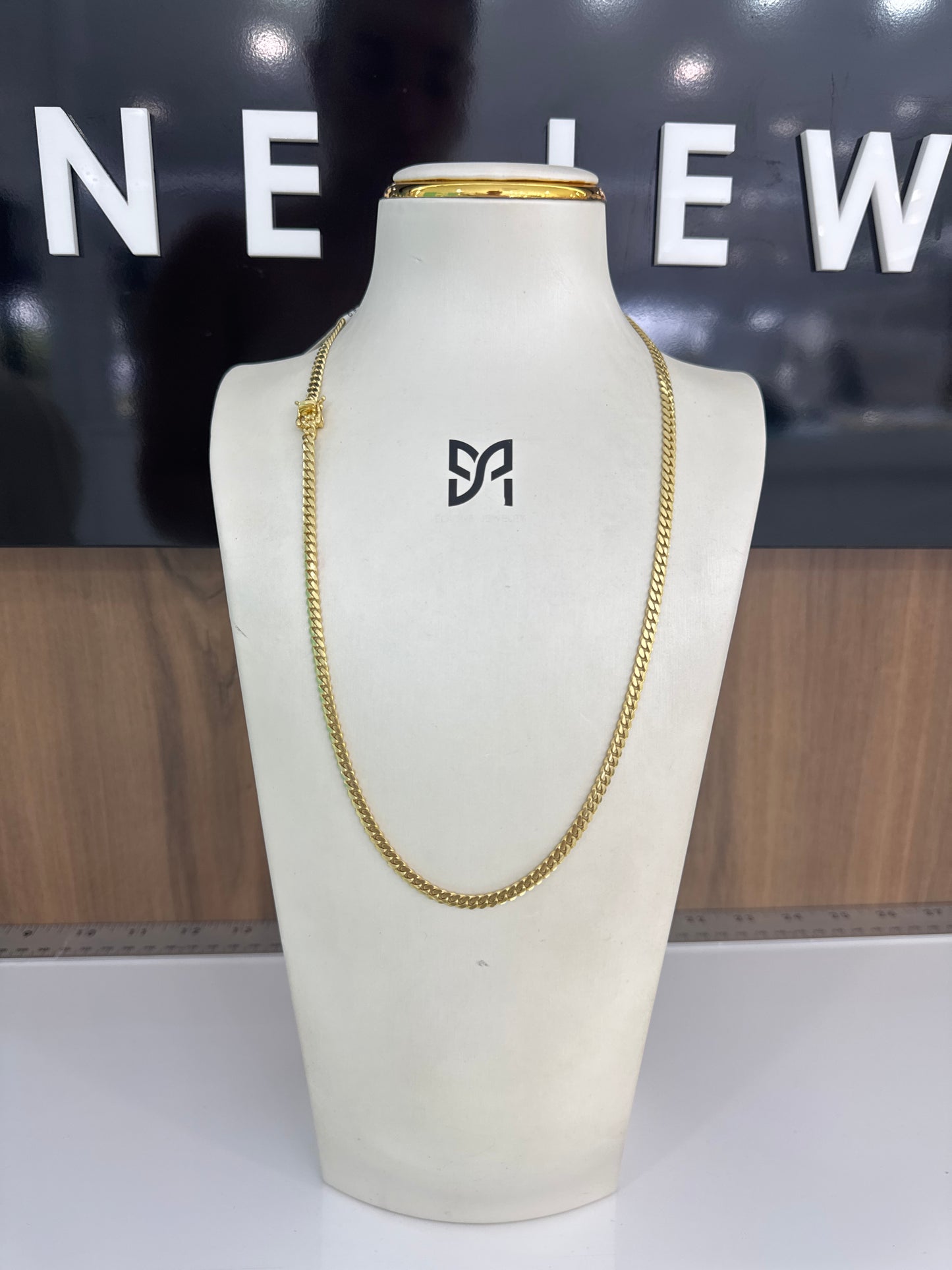 14K 4MM Cuban Link Chain