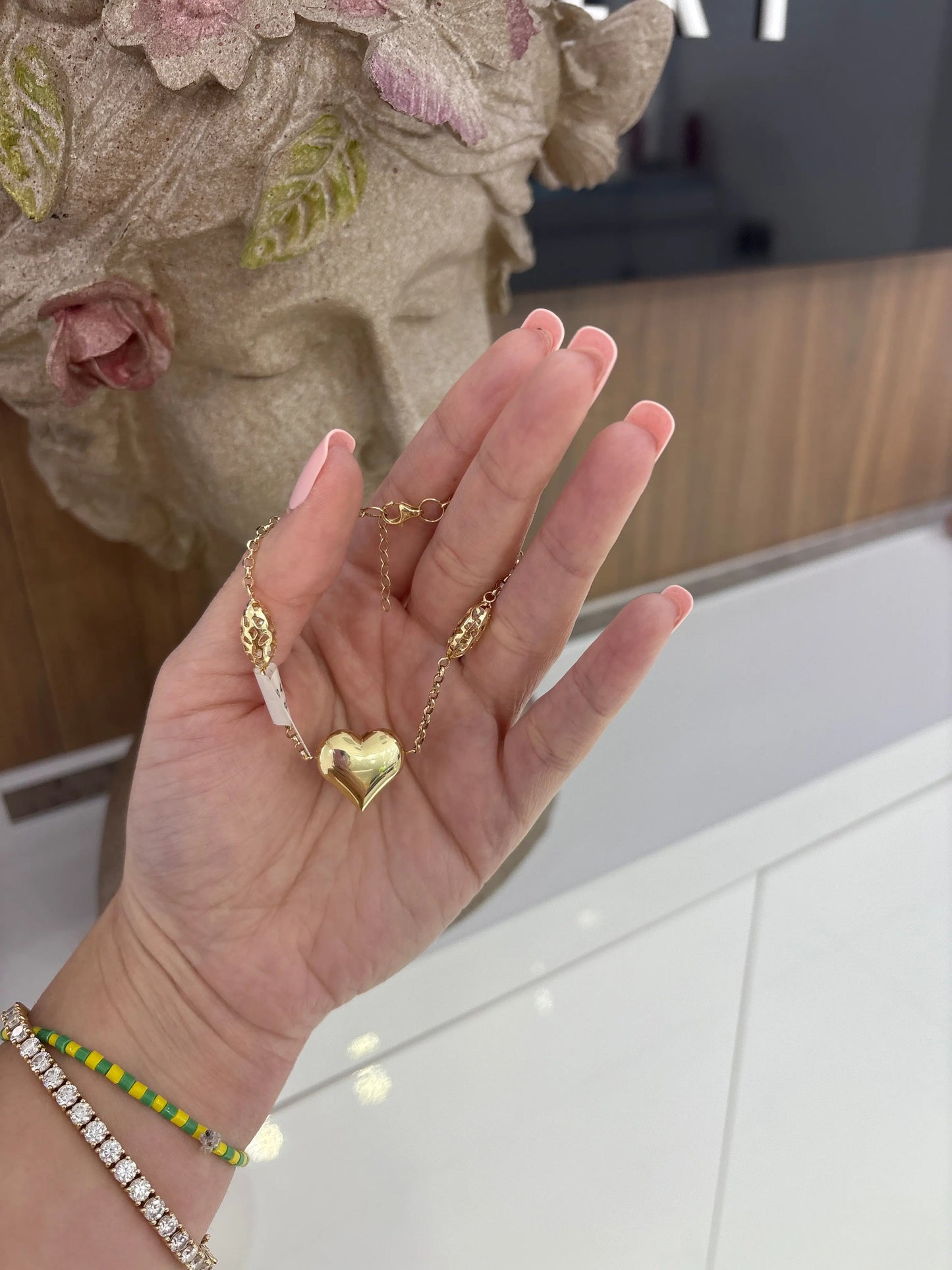 10K Heart Bracelet My Store