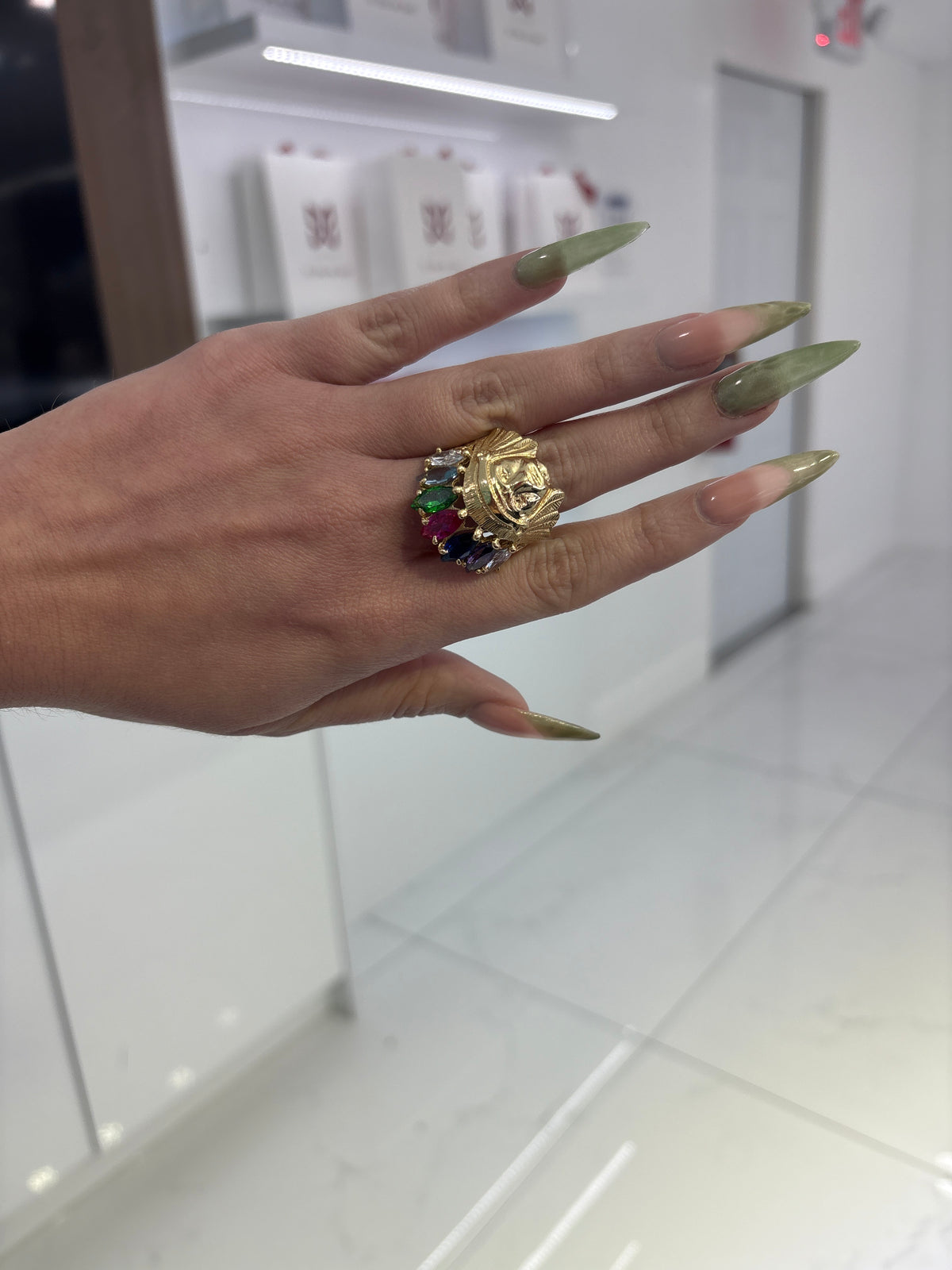 14K Indian Ring