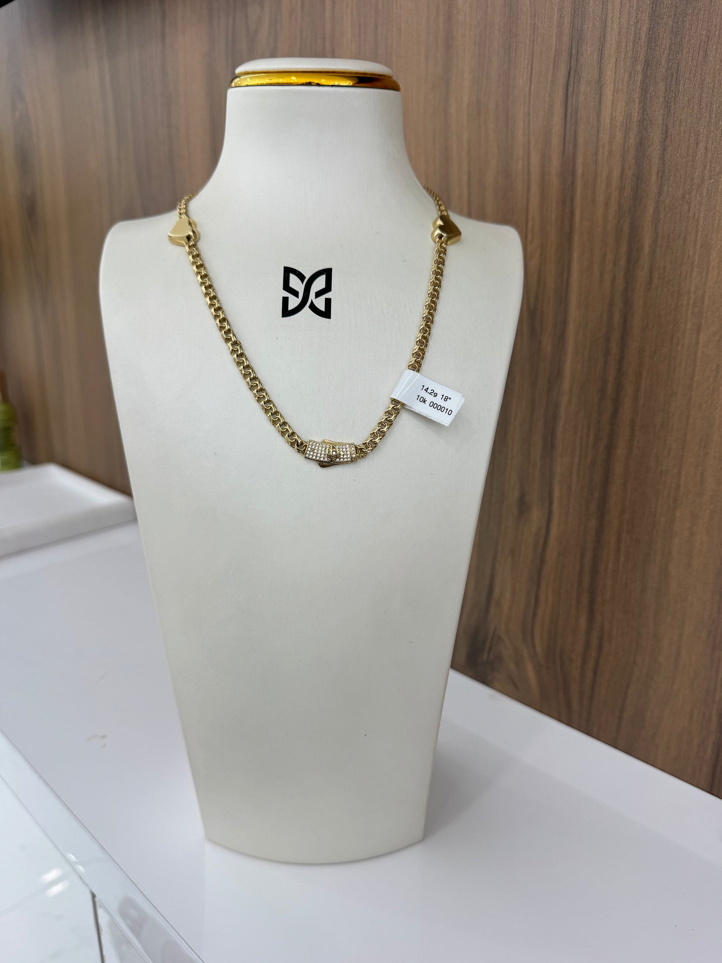10K Chino Link Necklace