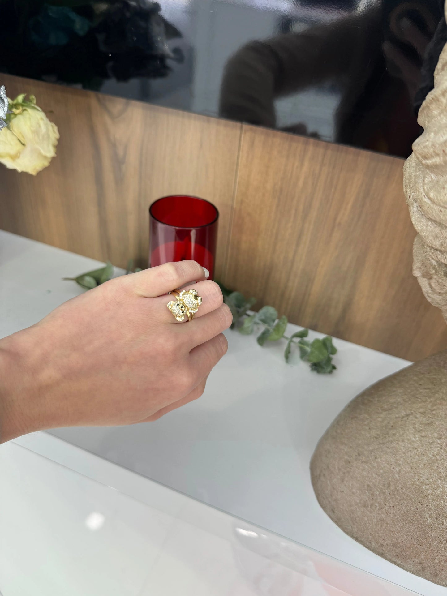 14K Bear Ring My Store