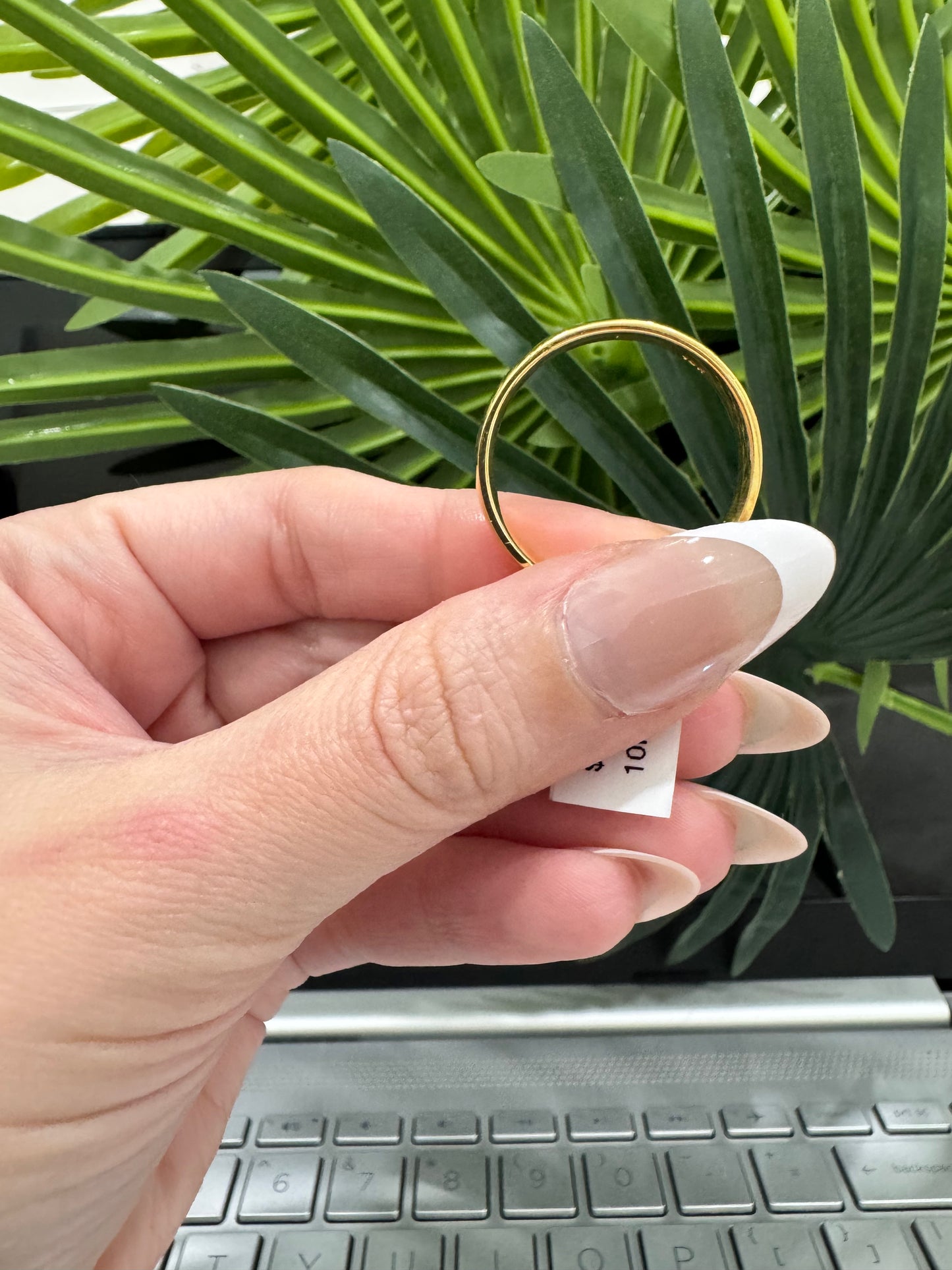 10K Plain Band Ring