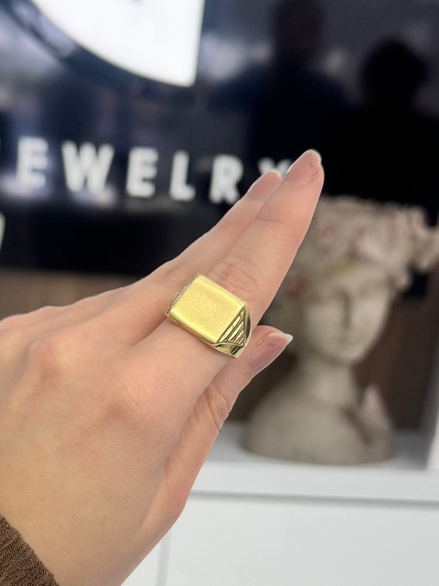 14K Plain Ring