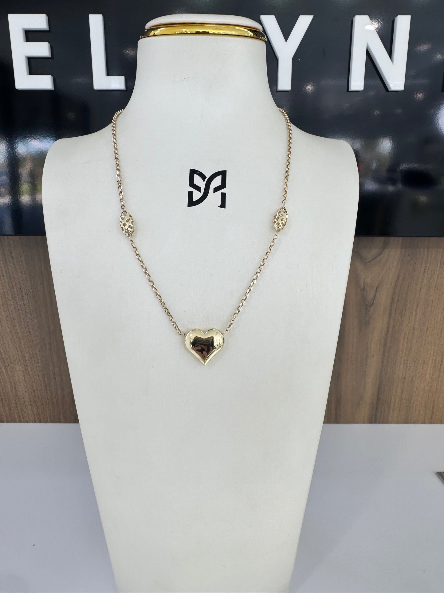 10K Heart Necklace