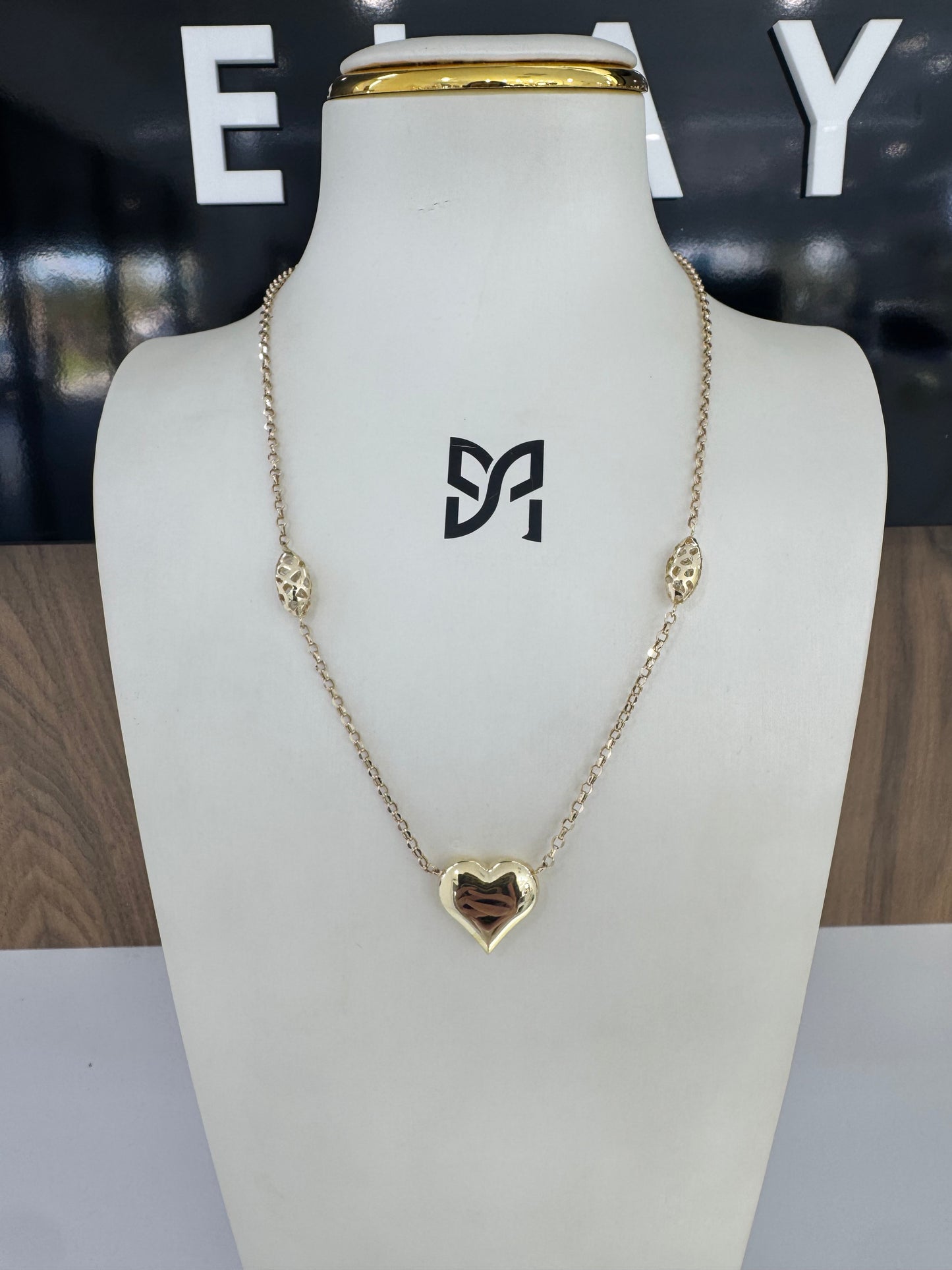 10K Heart Necklace