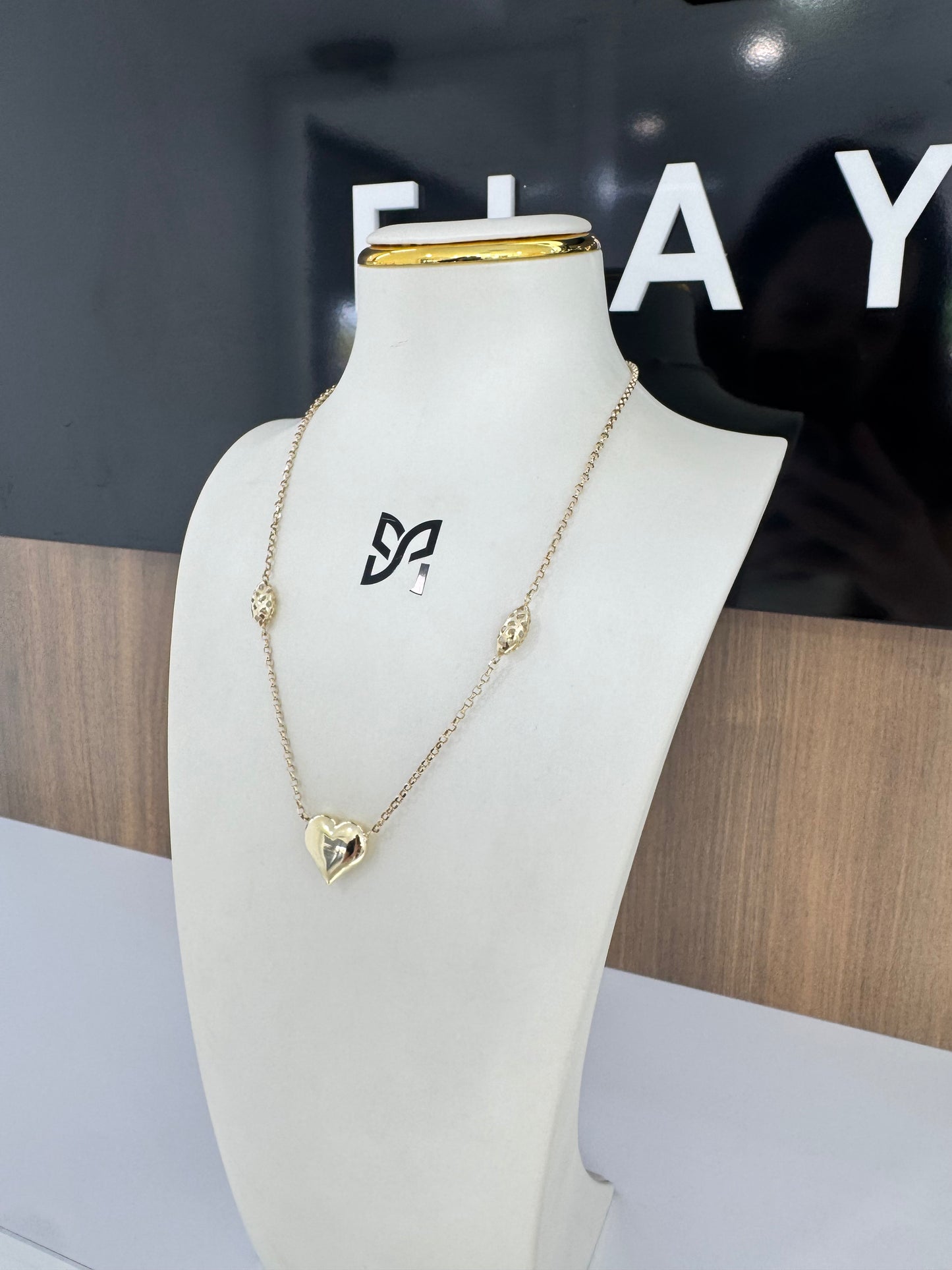 10K Heart Necklace