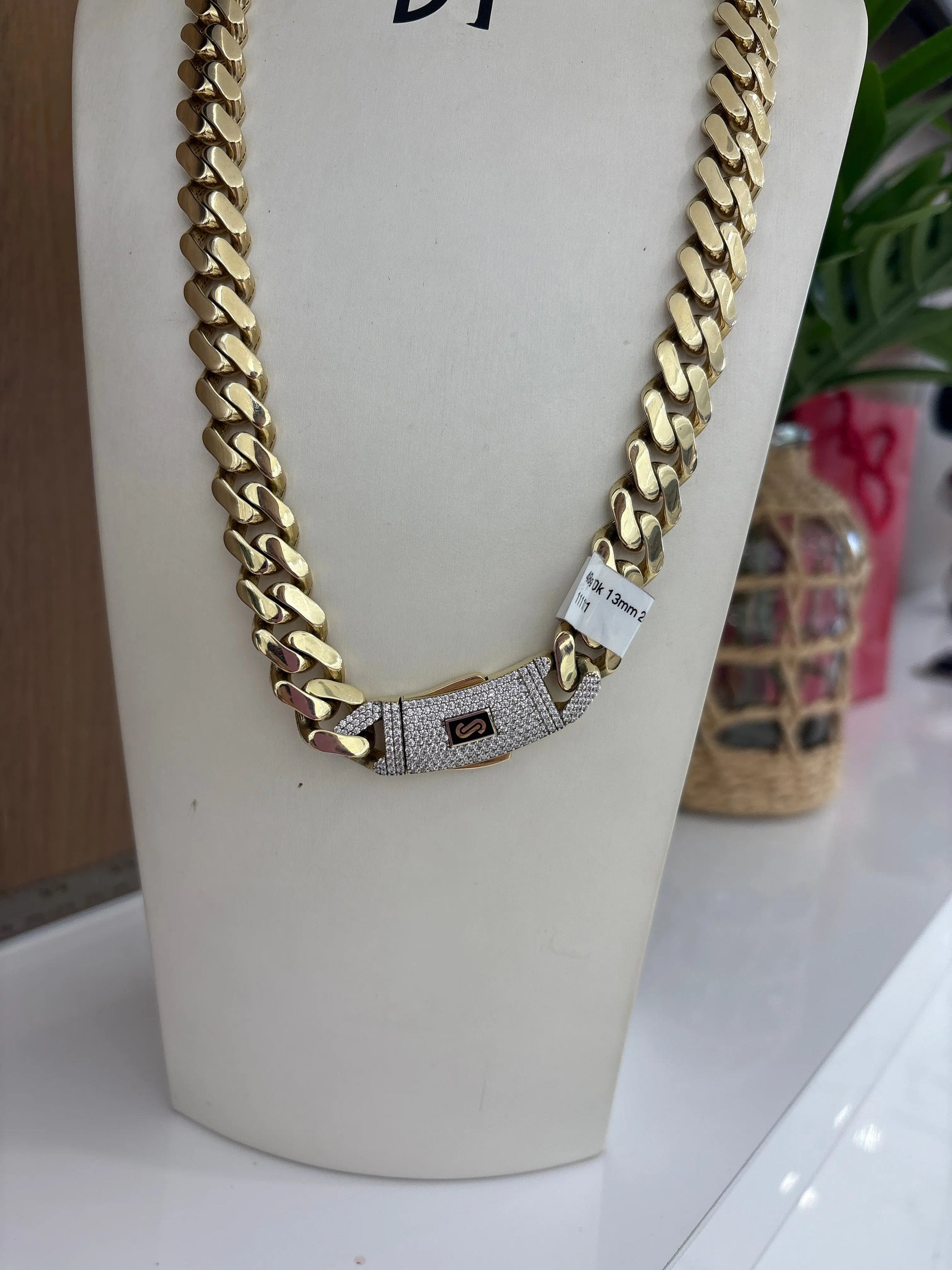 10K 13.5MM Monaco Chain My Store