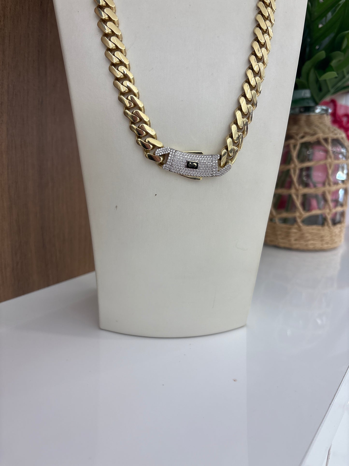 10K 11.5MM Monaco Chain
