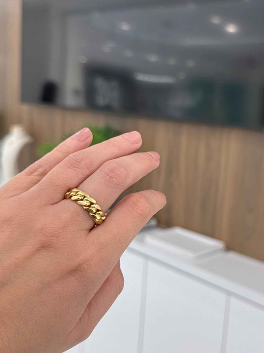 10K Cuban Link Ring