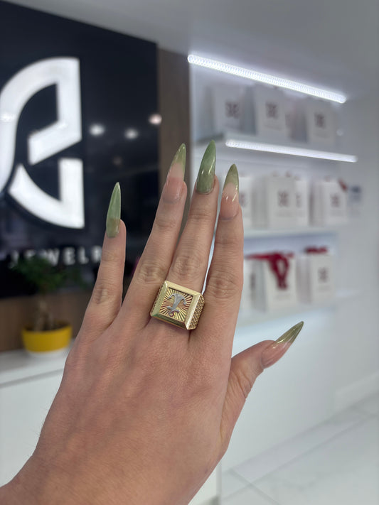 14K Anchor Ring