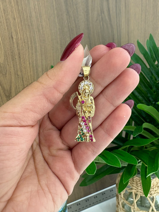 10k Santa muerte charm