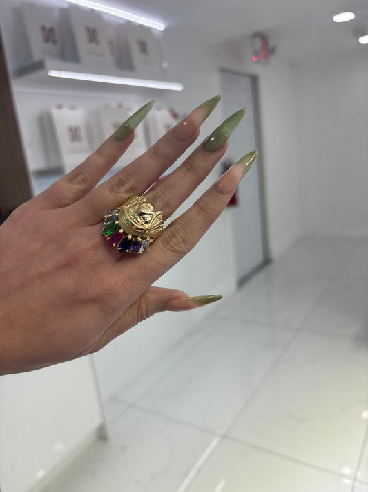 14K Indian Ring