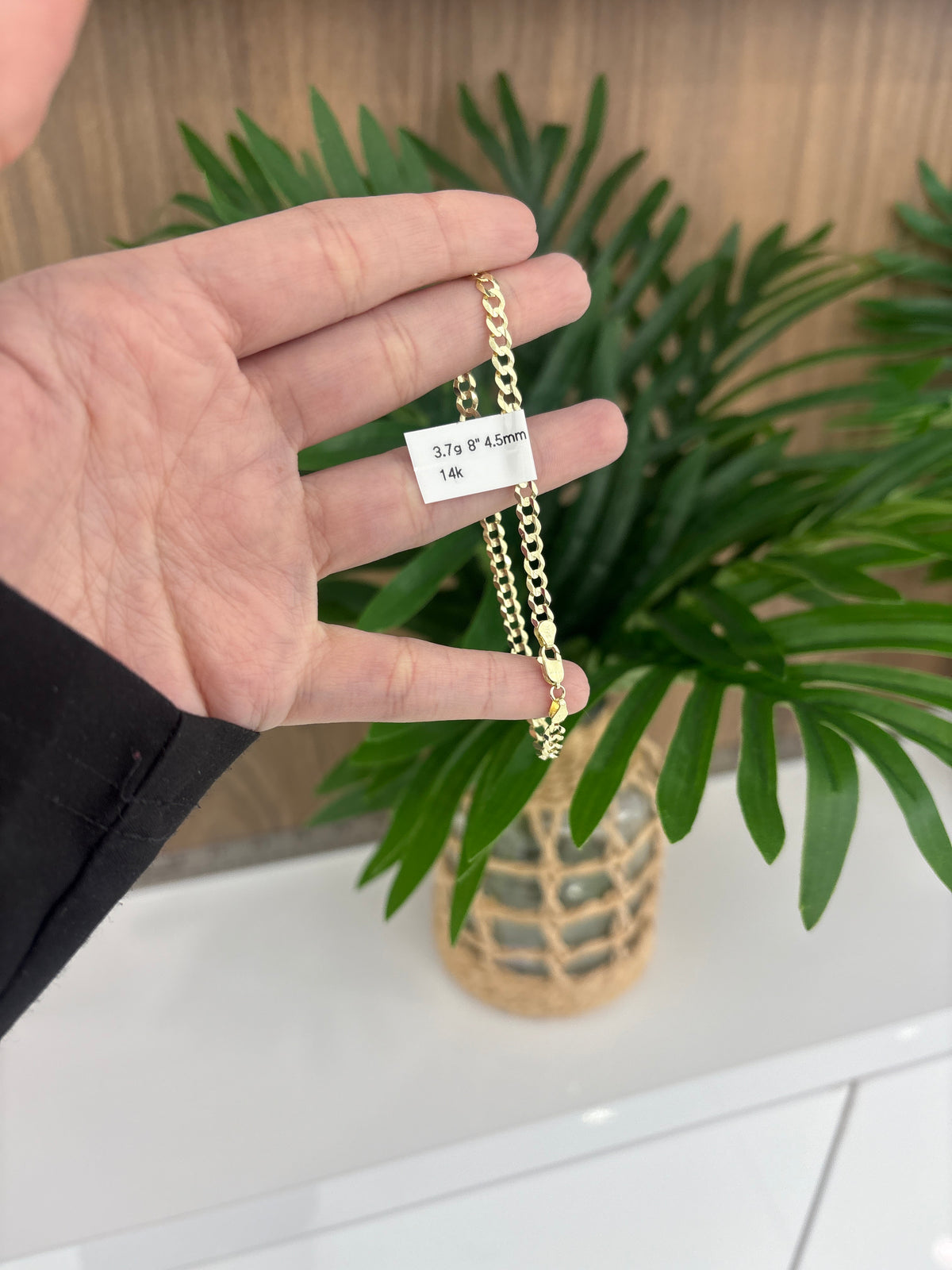 14K Curb Link Bracelet