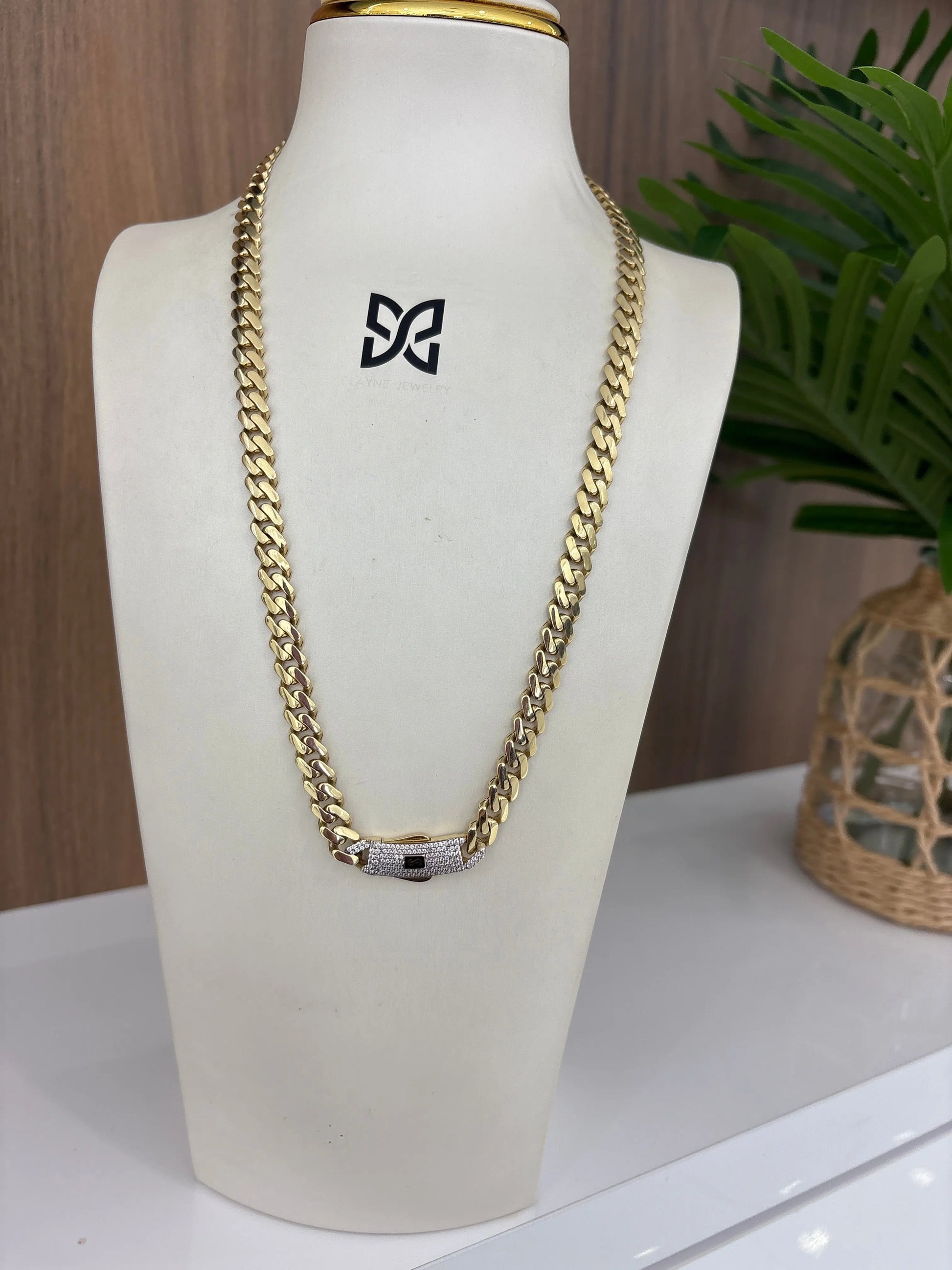 14K 8MM Monaco Chain My Store