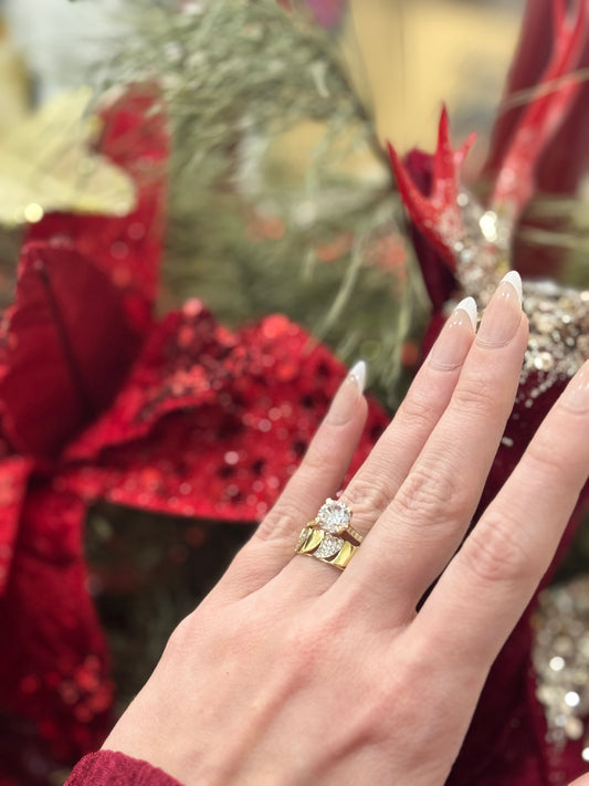 14K Duo Ring