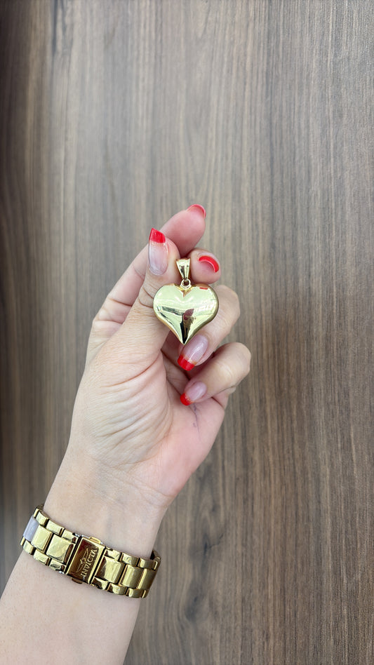 10K heart Charm