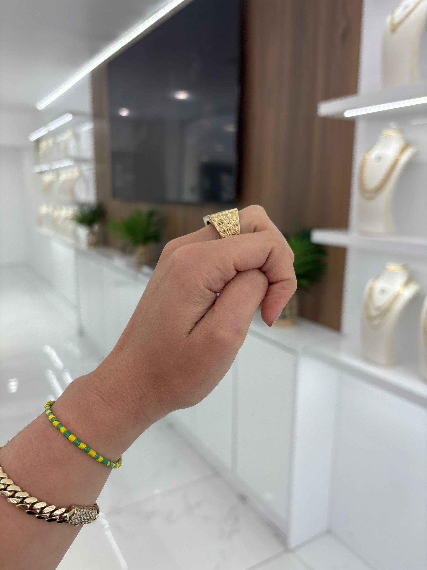 10K Nugget Ring