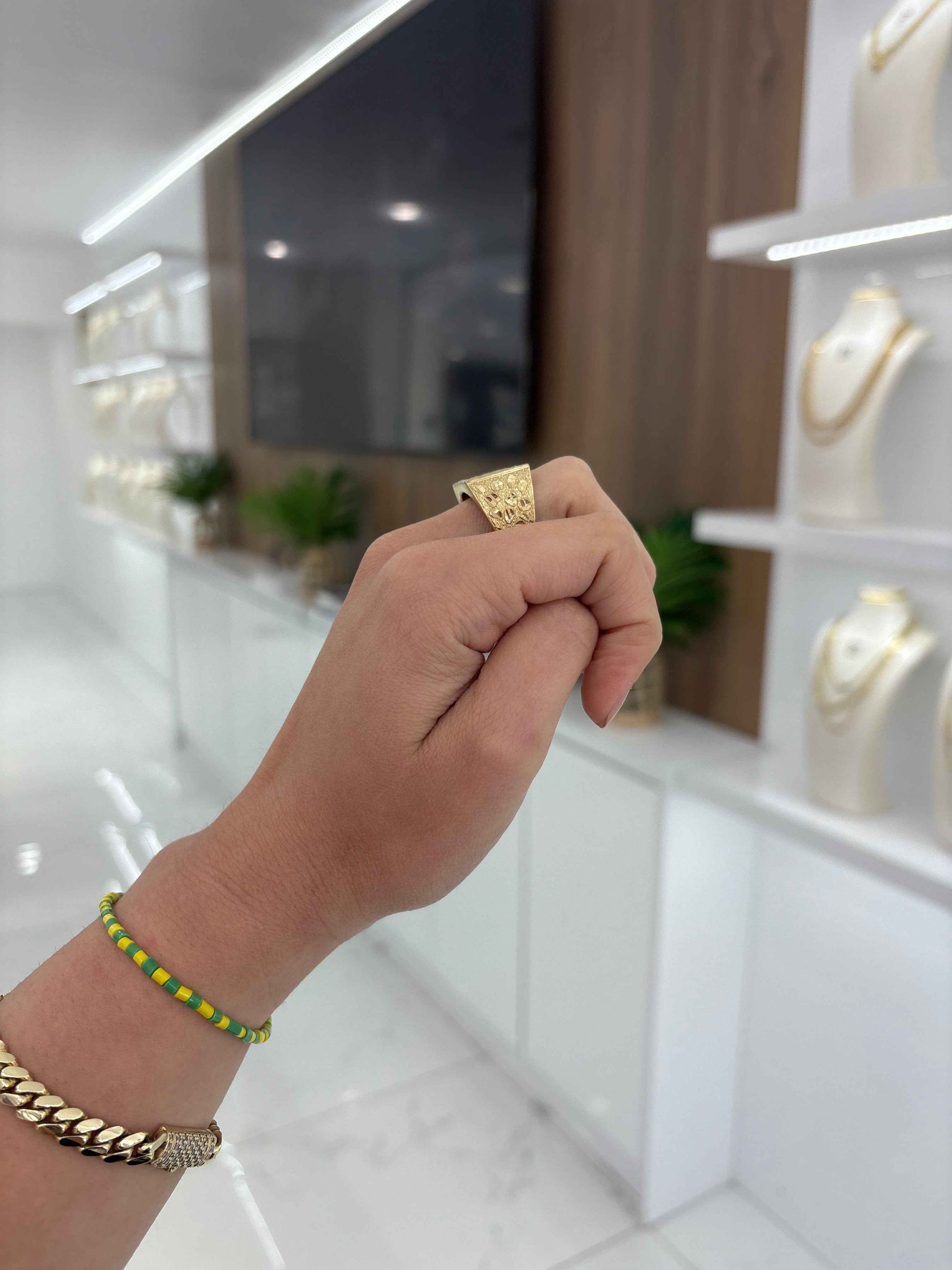 10K Nugget Ring