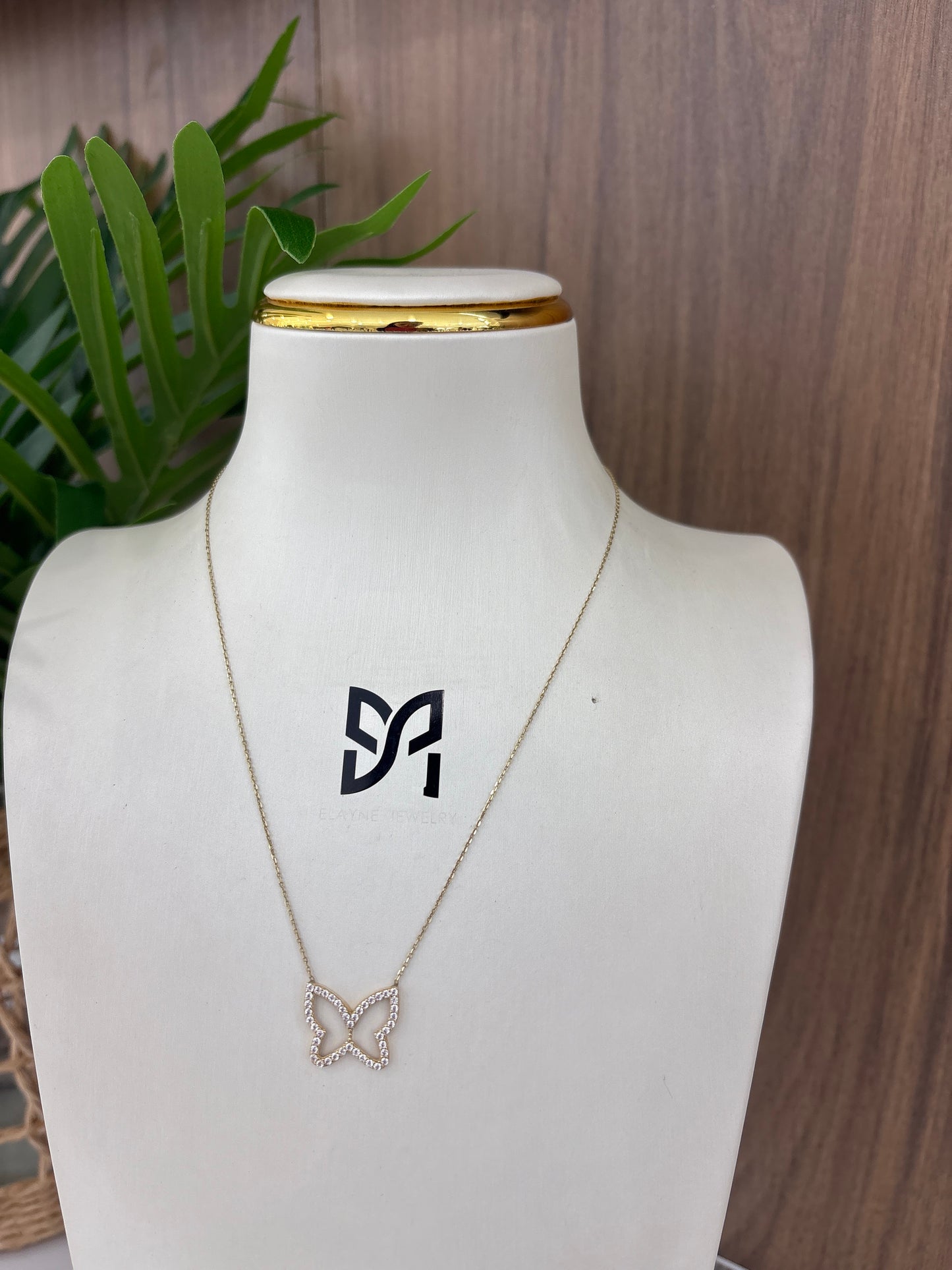14k Butterfly Chain.