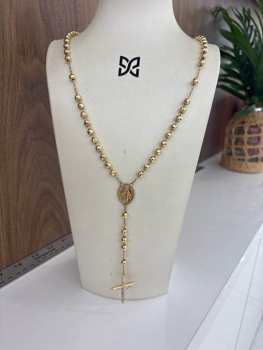 10K Rosario Necklace