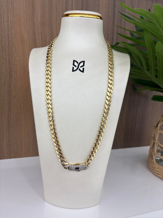 10K 9.5MM Monaco Chain