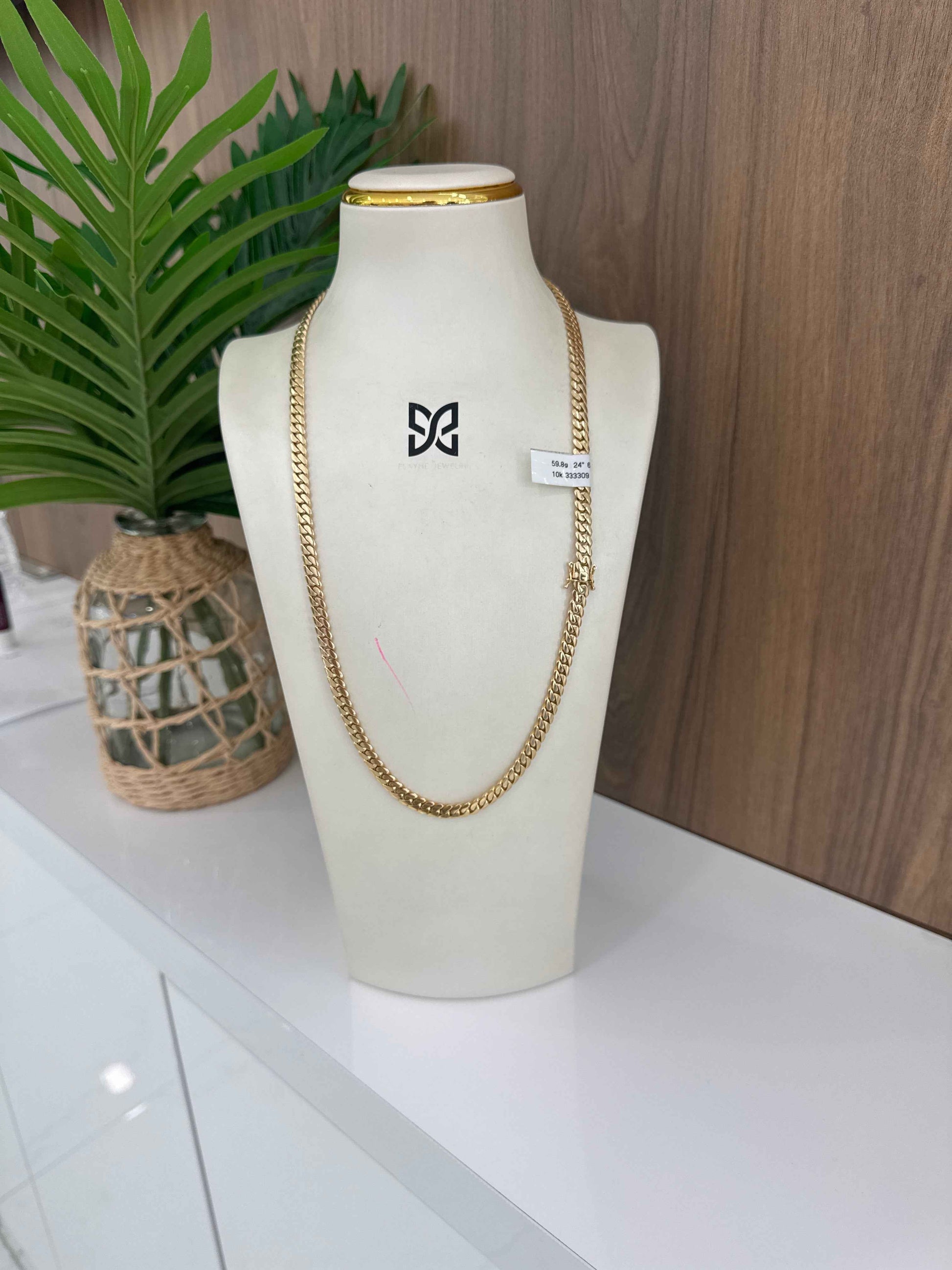 10K 6.5MM Cuban link chain