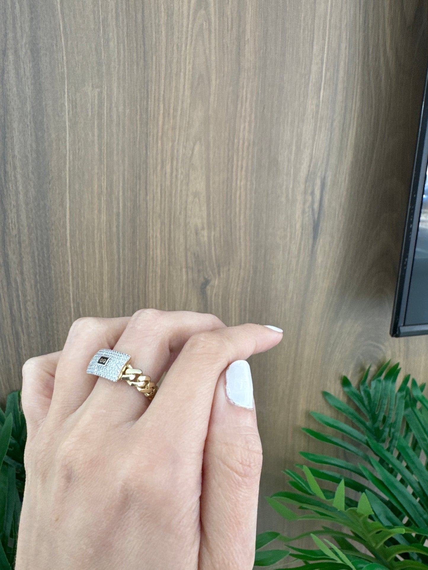 10K Monaco Ring