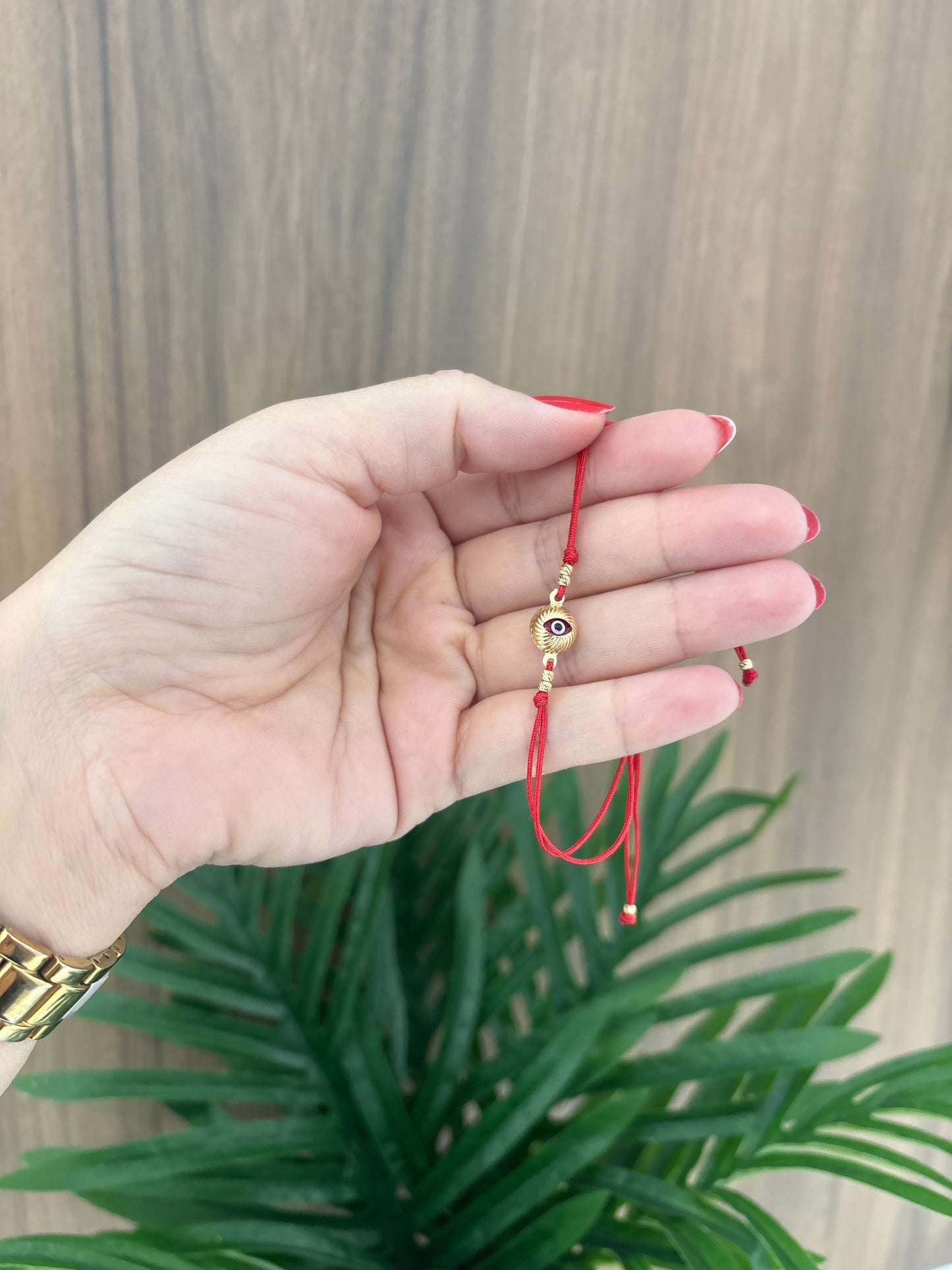 14k Bracelet de ojo turco