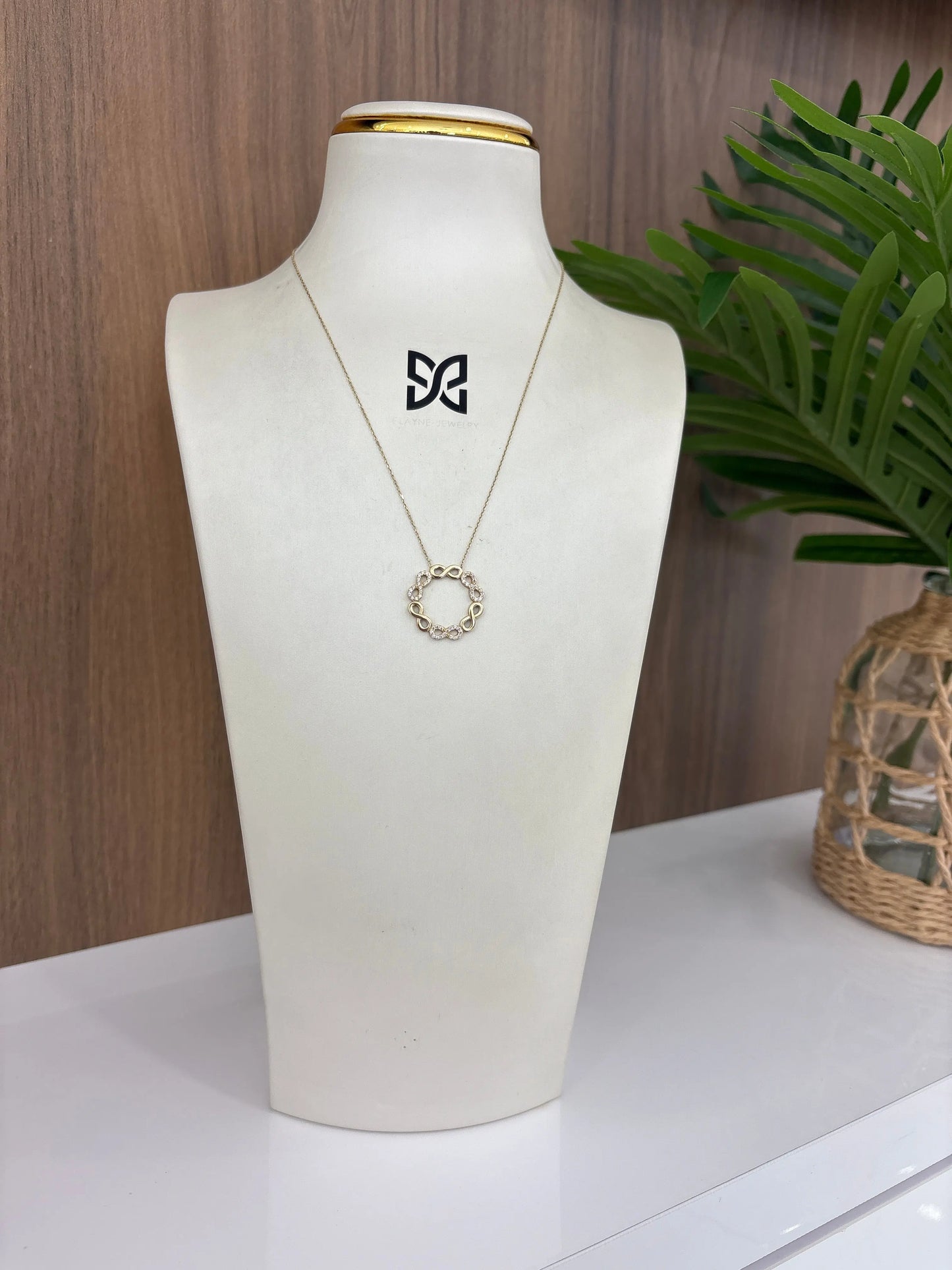 14K Infinity Necklace My Store