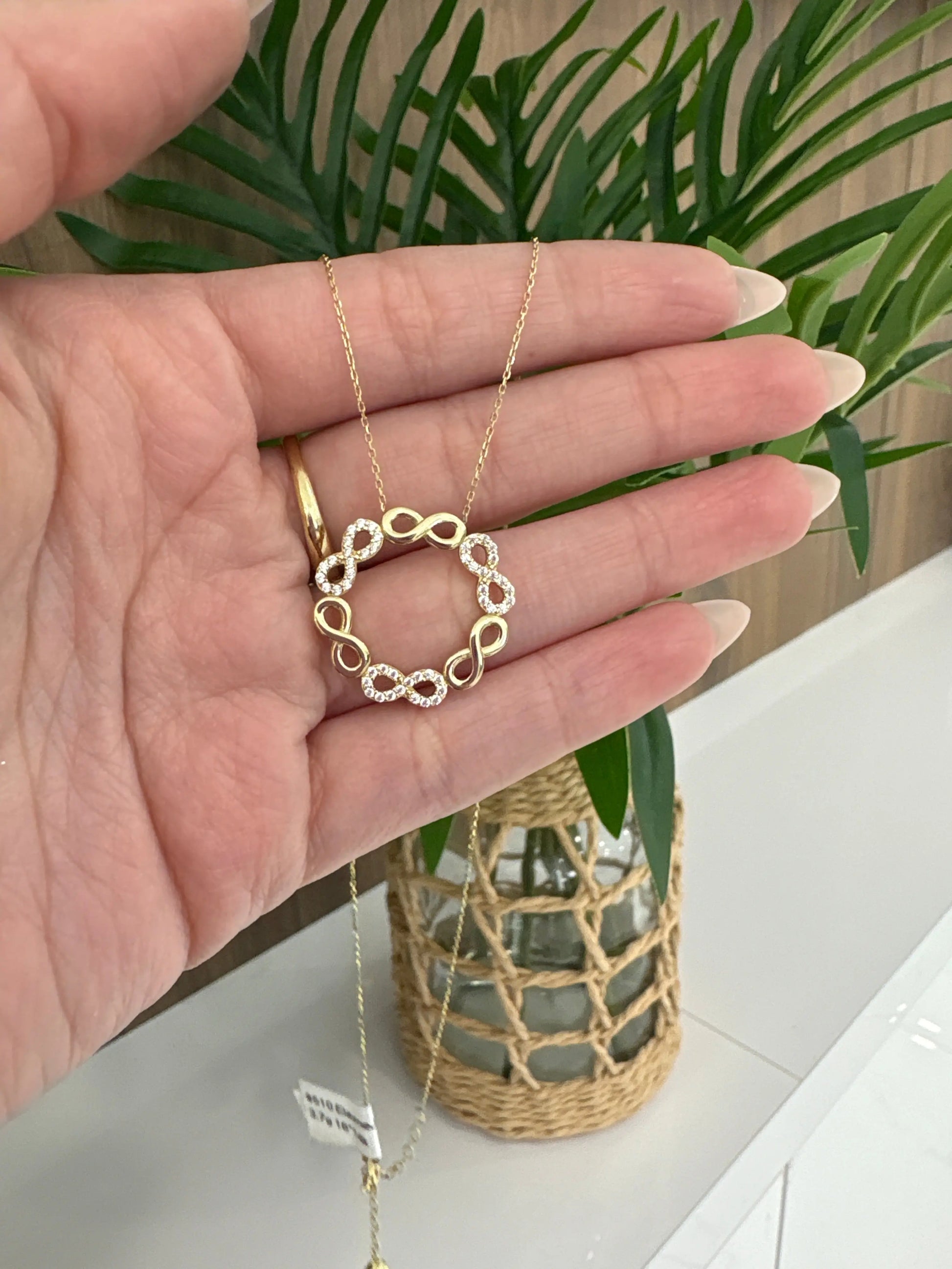 14K Infinity Necklace My Store