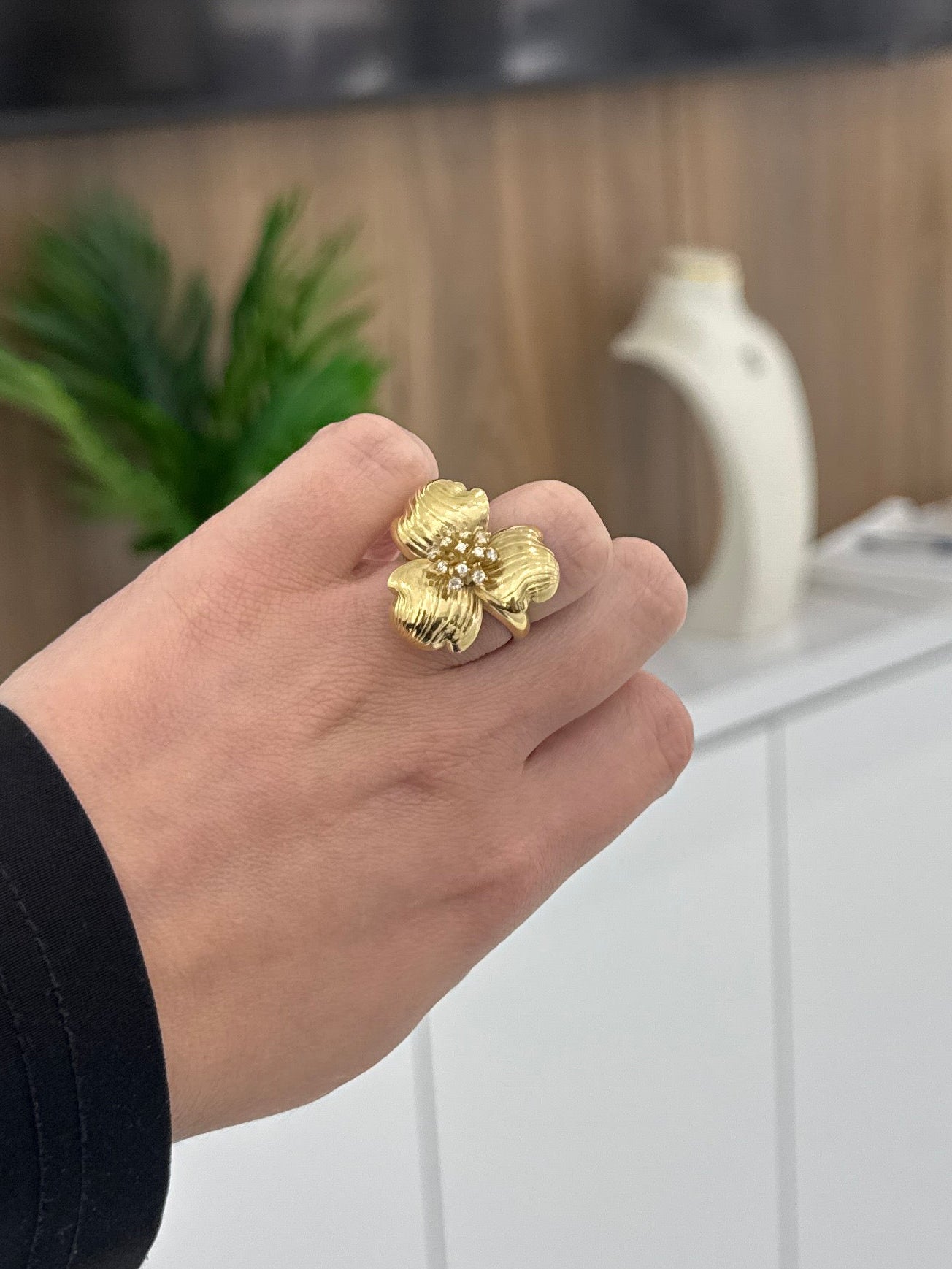 14K Flower Ring My Store