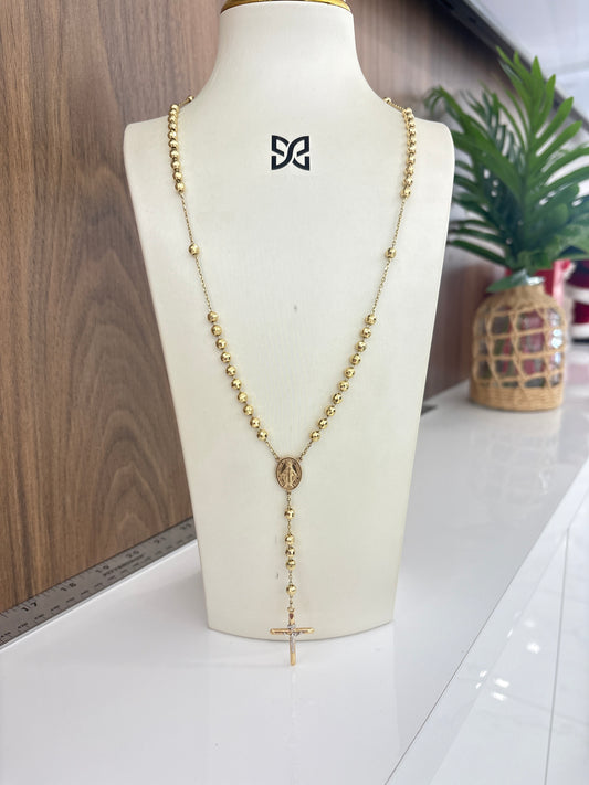 10K Rosario Necklace