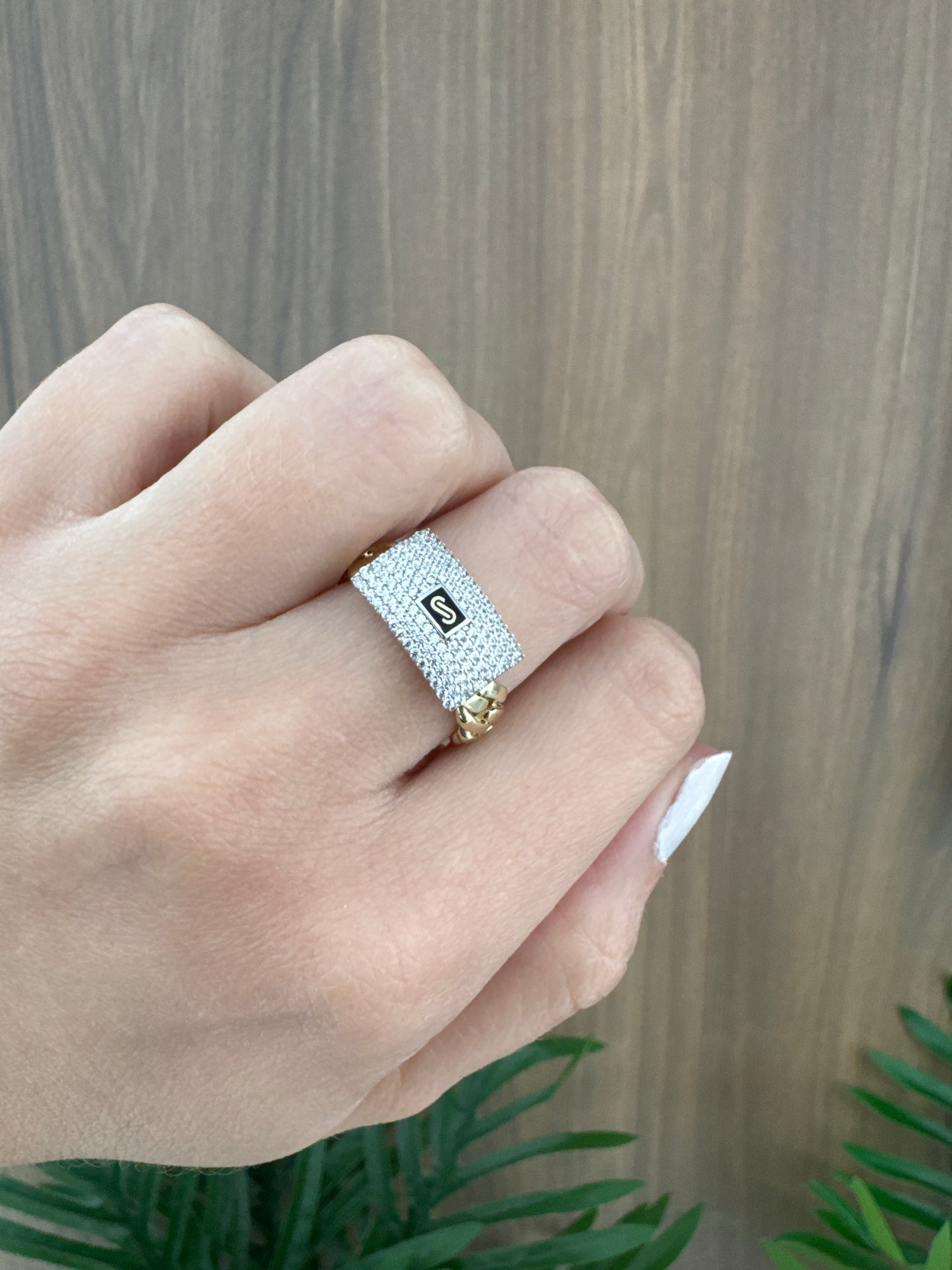 10K Monaco Ring