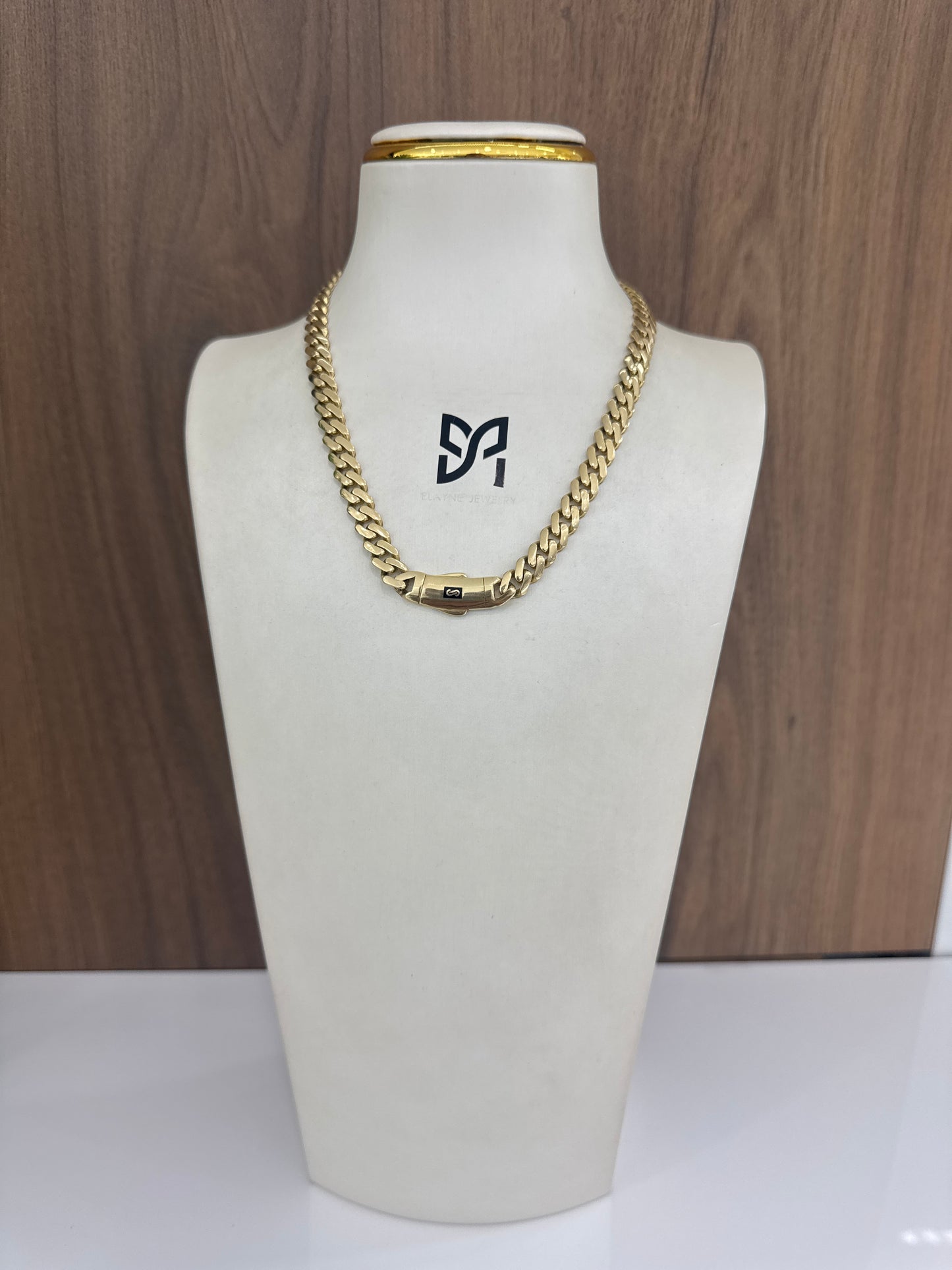 10K 8MM Monaco Chain