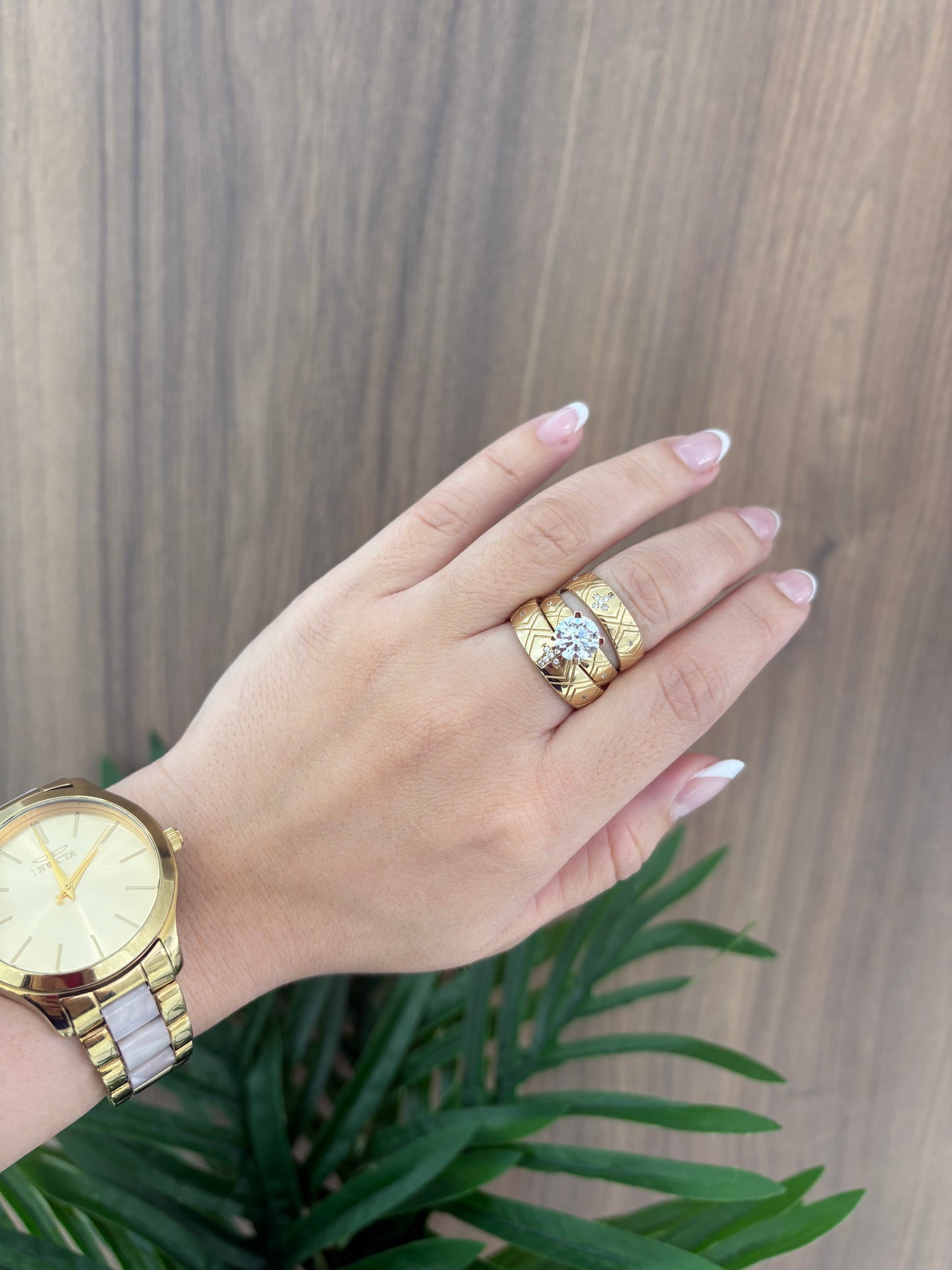 14k anillos y cadenas