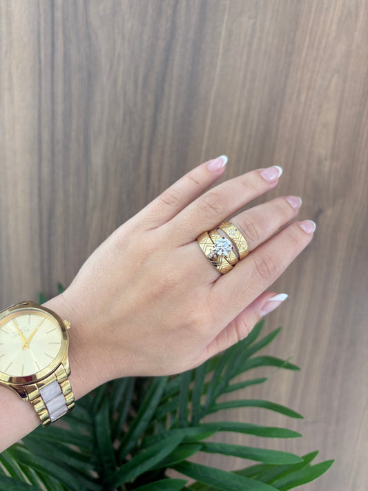 14k anillos y cadenas