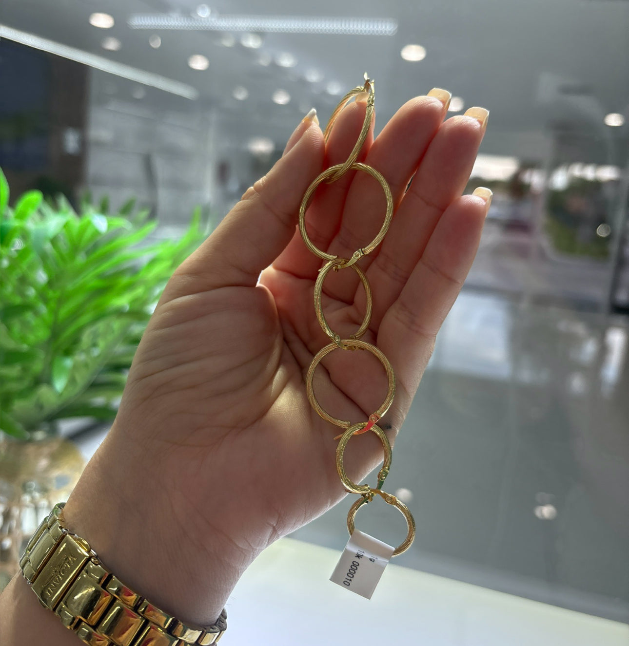 Anillo princesa 14k argollas 10k